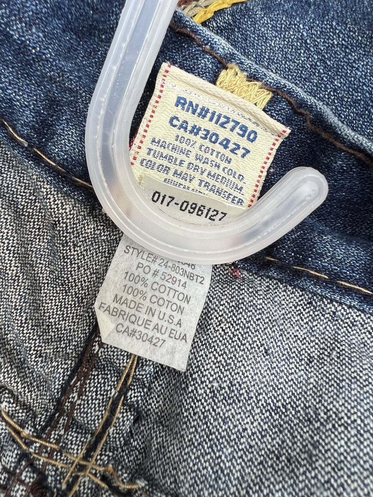 True Religion Vintage 2000s True Religion Billy Super T Denim Jeans Size US 32 / EU 48 - 25 Thumbnail