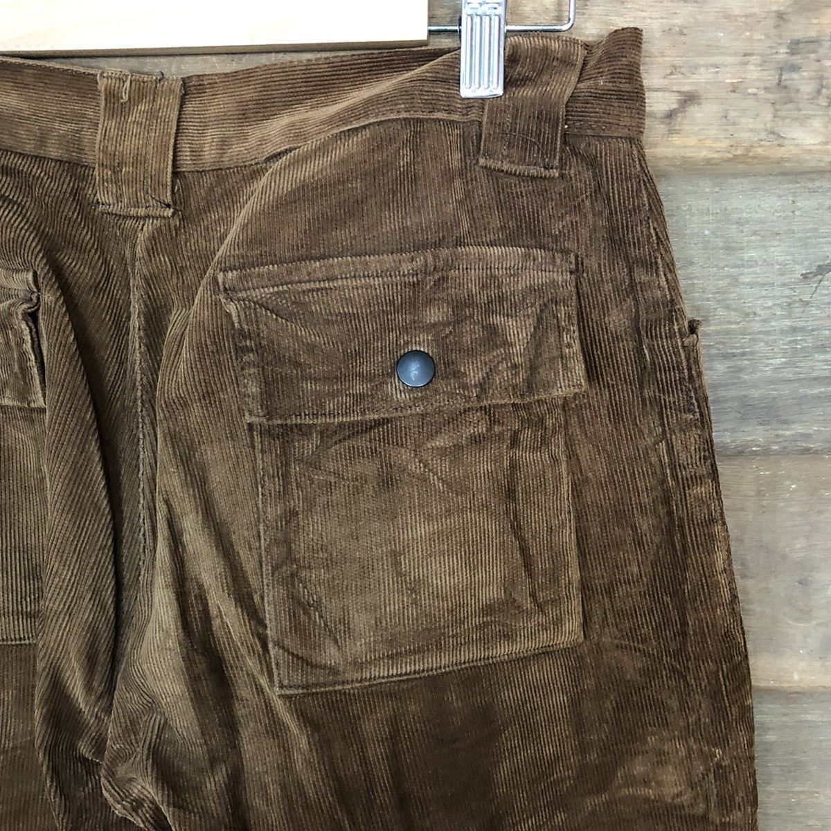 Vintage Orange Crush Corduroy Brown Cargo bush Pants #6880 Size US 28 / EU 44 - 12 Thumbnail