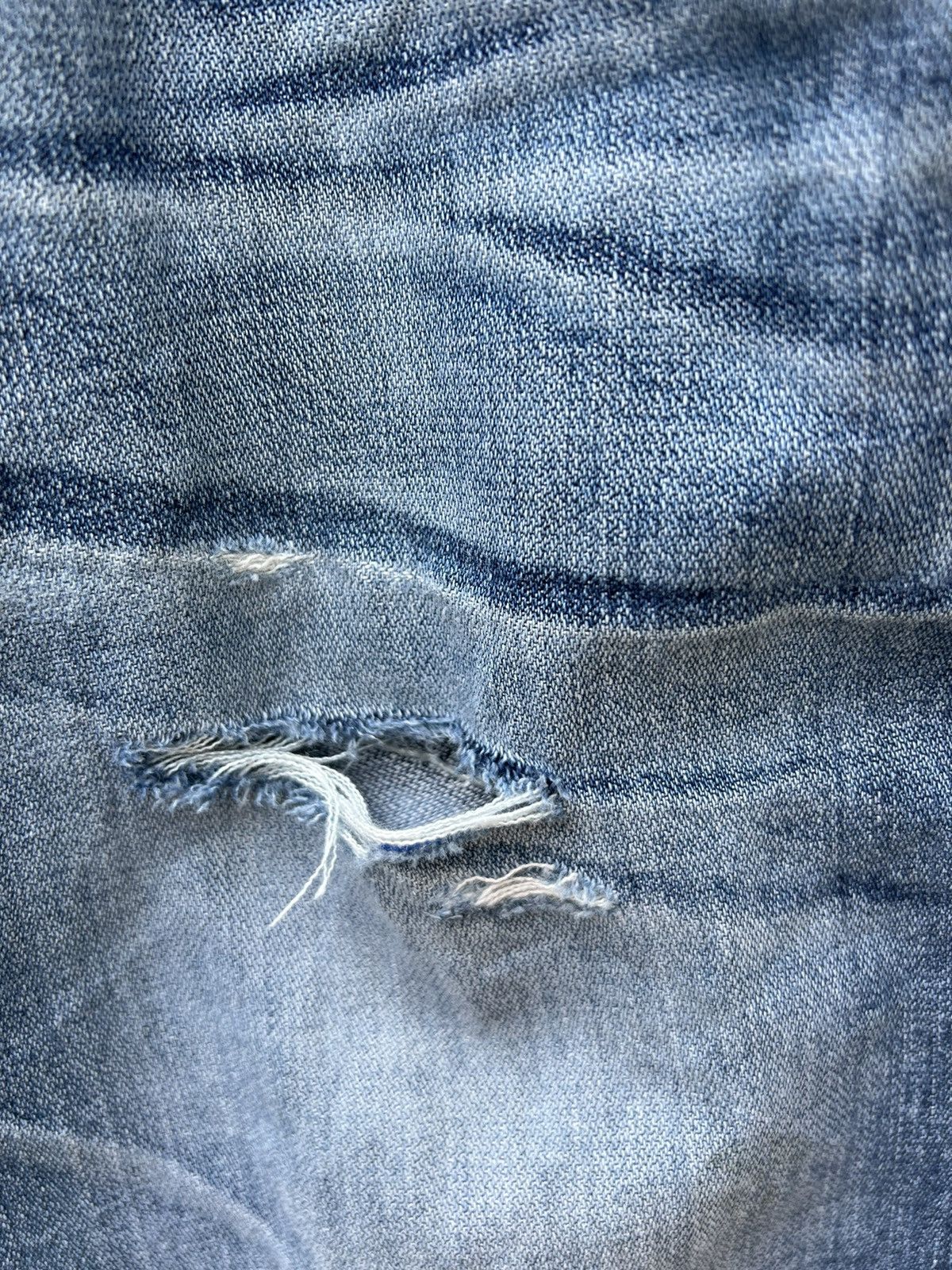 True Religion VTG 2000s True Religion Rips Fade Denim Bobby Super T Jeans Size US 34 / EU 50 - 12 Thumbnail