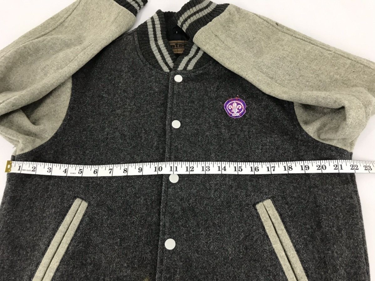 Japanese Brand Vintage Untees Simple Varsity Jacket Wool Quilted Inner Size US M / EU 48-50 / 2 - 8 Thumbnail