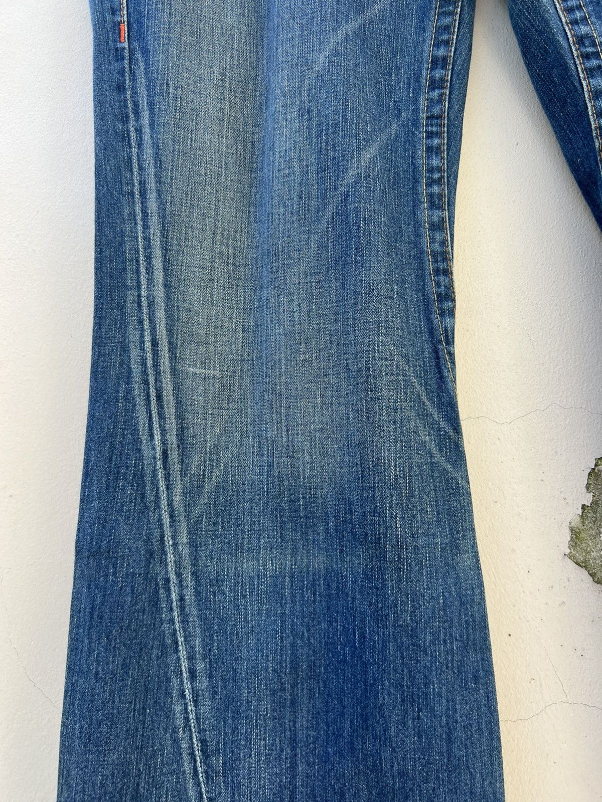 True Religion Vintage 2000s True Religion JOEY Distress Denim Flare Jeans Size US 36 / EU 52 - 10 Thumbnail
