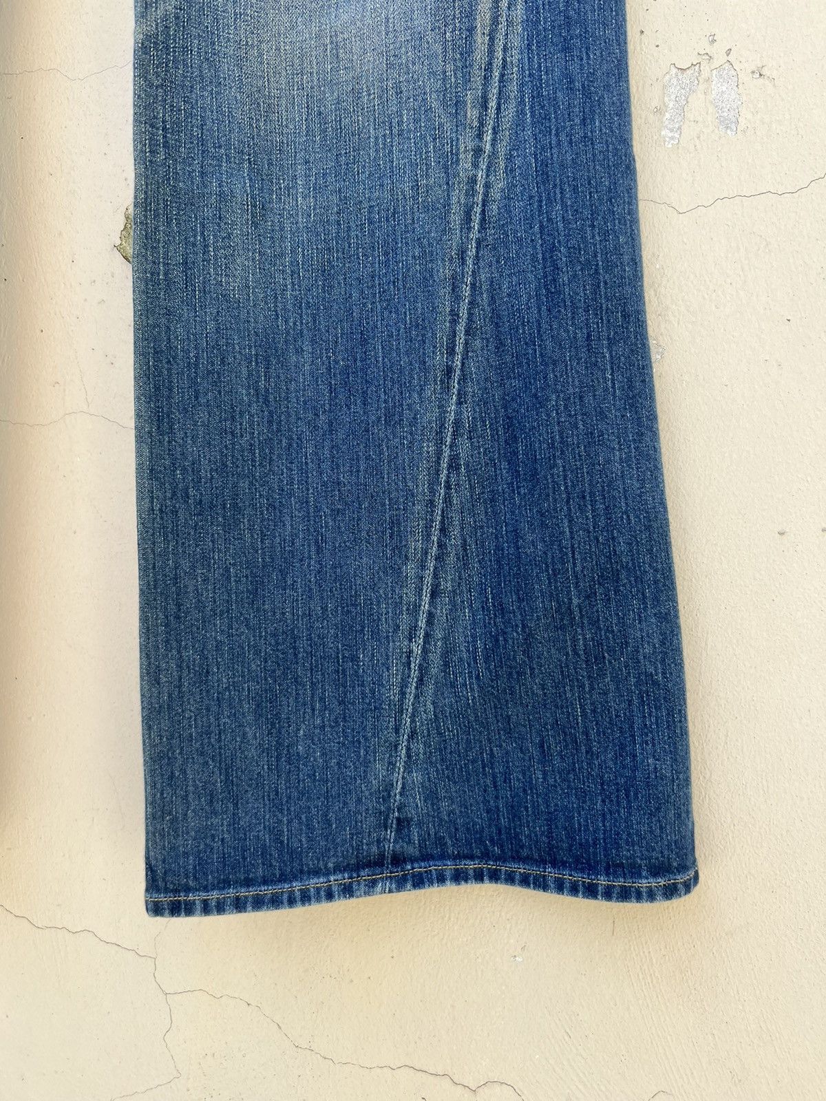 True Religion Vintage 2000s True Religion JOEY Distress Denim Flare Jeans Size US 36 / EU 52 - 14 Thumbnail