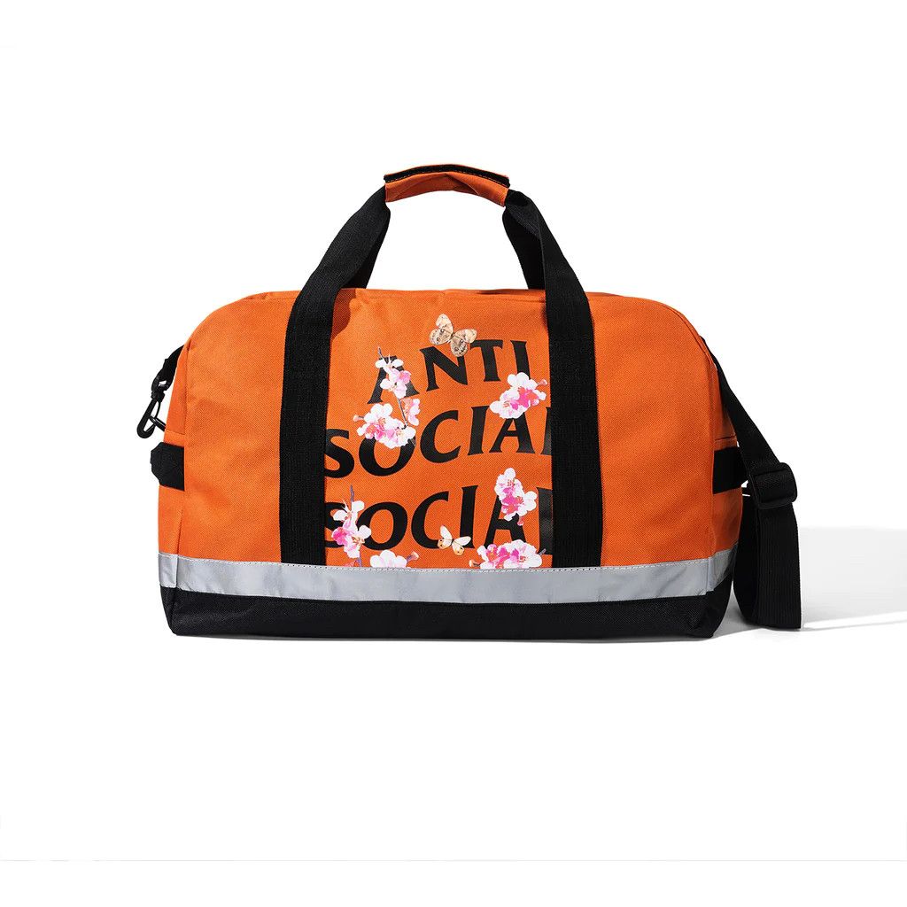 Anti Social Social Club assc x 3M kkotch high vis duffle bag (orange) Size ONE SIZE - 1 Thumbnail