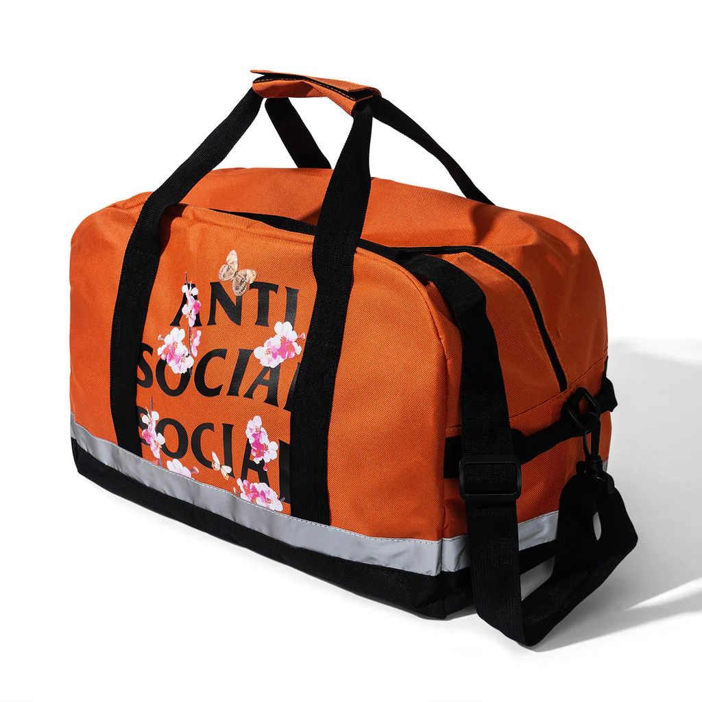 Anti Social Social Club assc x 3M kkotch high vis duffle bag (orange) Size ONE SIZE - 2 Thumbnail