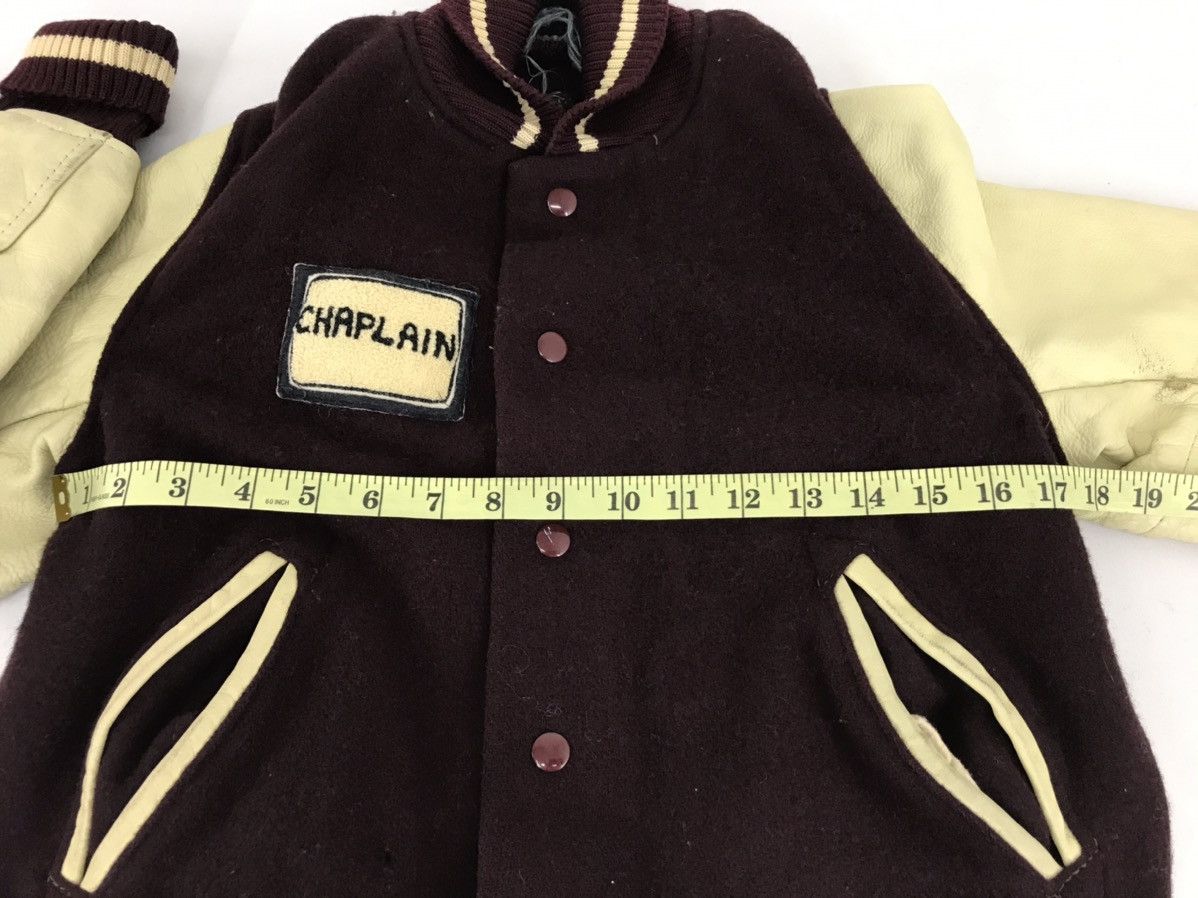 Vintage Vintage Los Angeles Chaplain Leather Wool Varsity Jacket Size US S / EU 44-46 / 1 - 8 Thumbnail