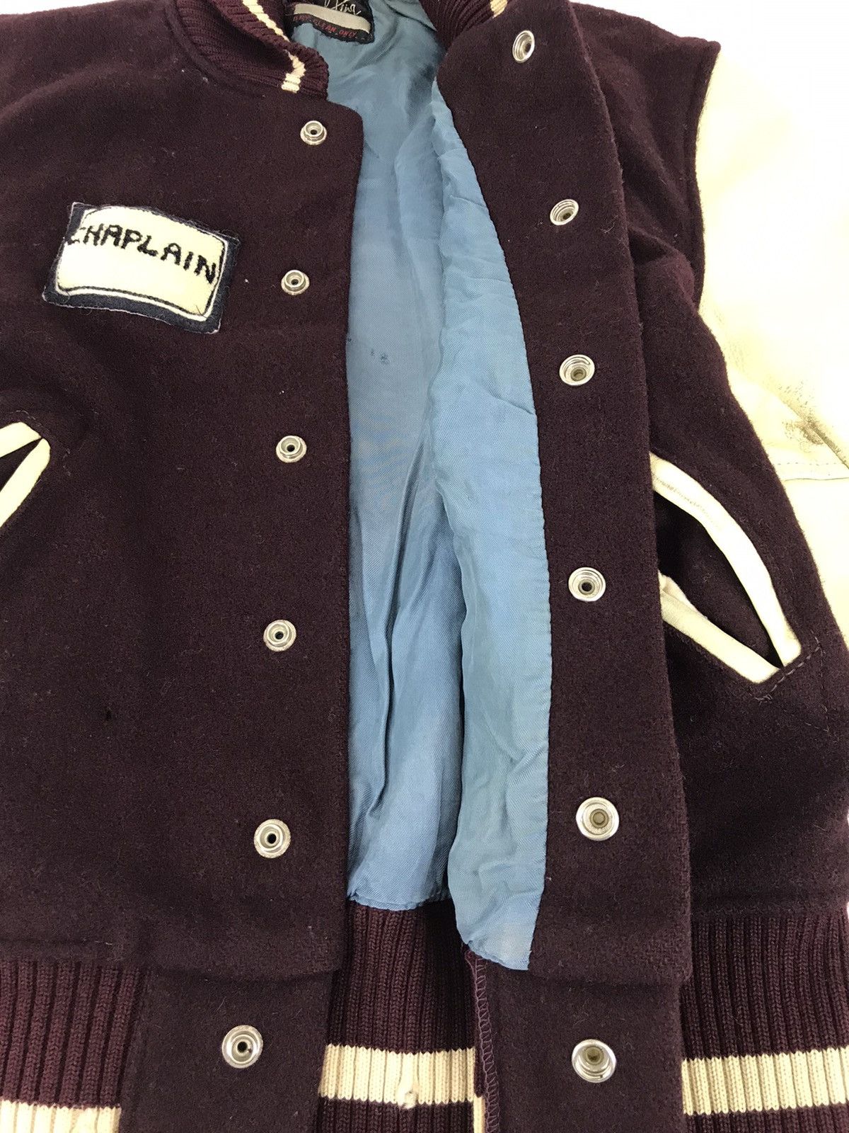 Vintage Vintage Los Angeles Chaplain Leather Wool Varsity Jacket Size US S / EU 44-46 / 1 - 4 Thumbnail