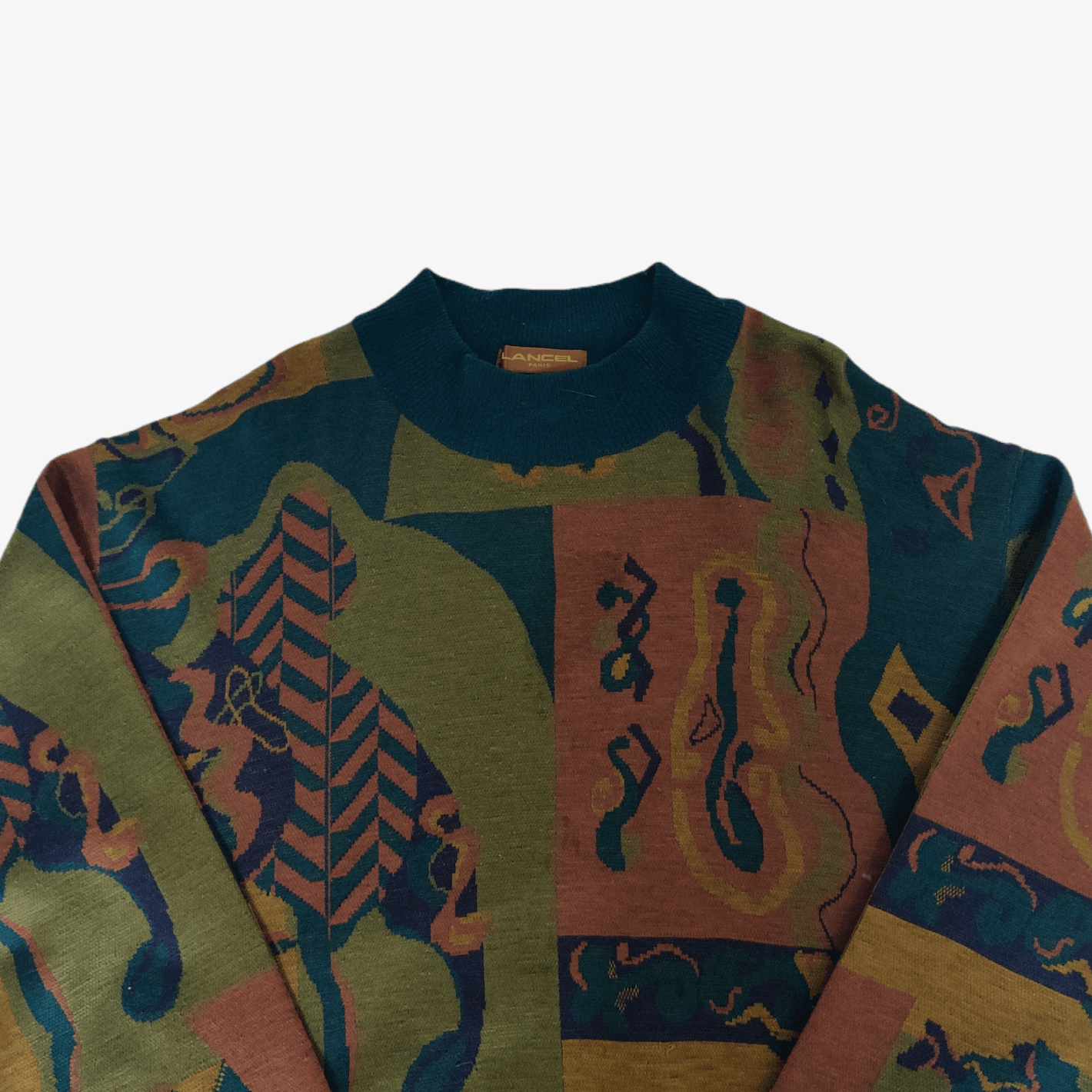 Lancel Vintage Lancel Paris Sweatshirt Crewneck Jumper Nice Design Size US L / EU 52-54 / 3 - 2 Thumbnail