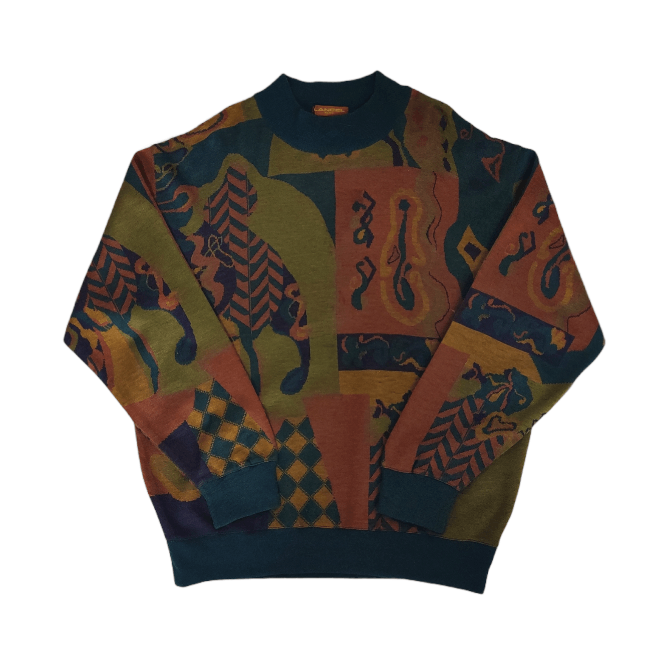 Lancel Vintage Lancel Paris Sweatshirt Crewneck Jumper Nice Design Size US L / EU 52-54 / 3 - 1 Thumbnail