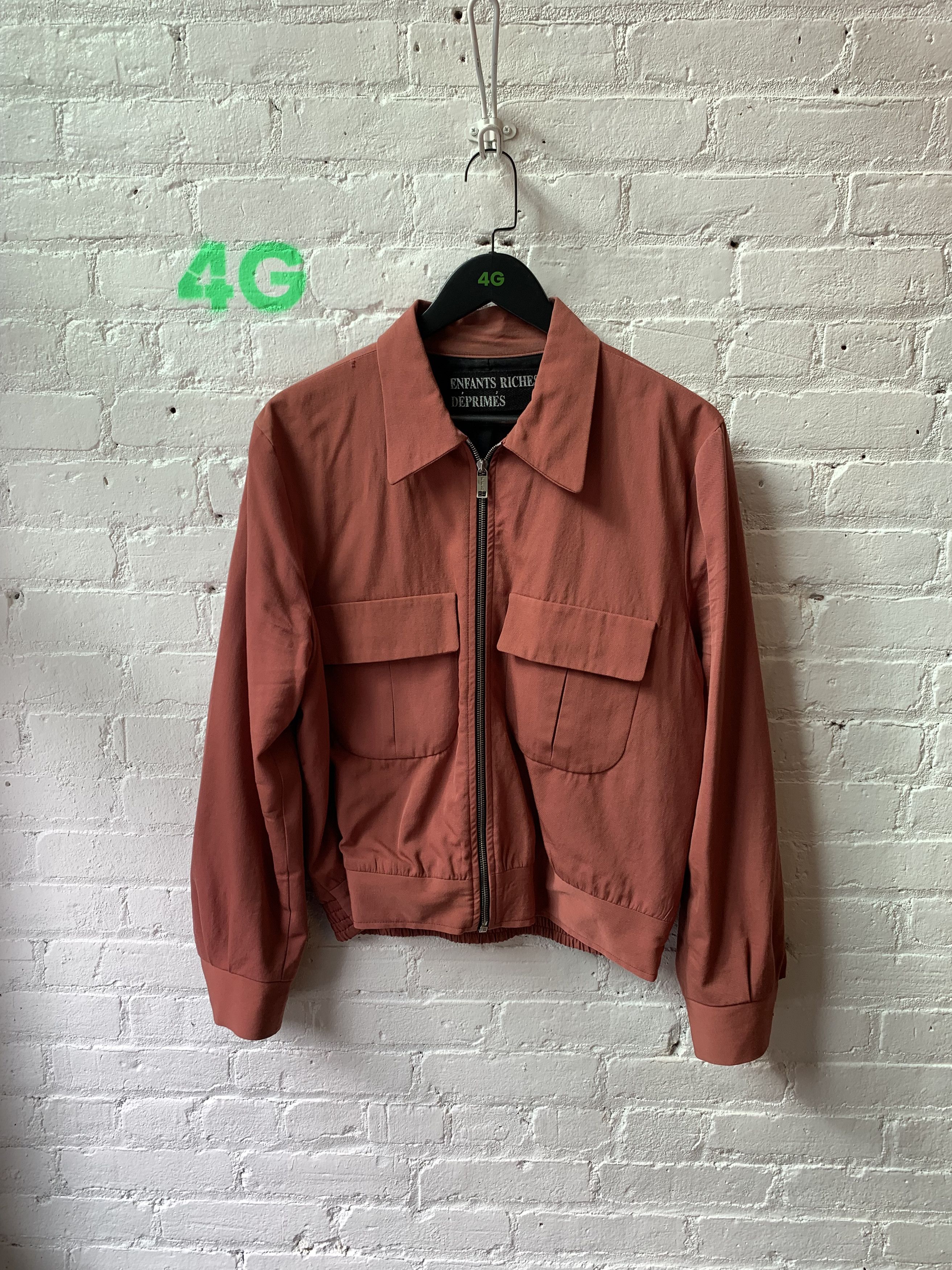 image of Enfants Riches Deprimes Erd Dusty Rose Jacket in Salmon, Men's (Size Small)