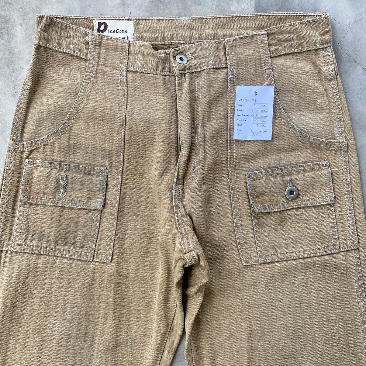 Designer × Vintage Vintage herringbone bush pants multiple pocket Size US 31 - 4 Thumbnail