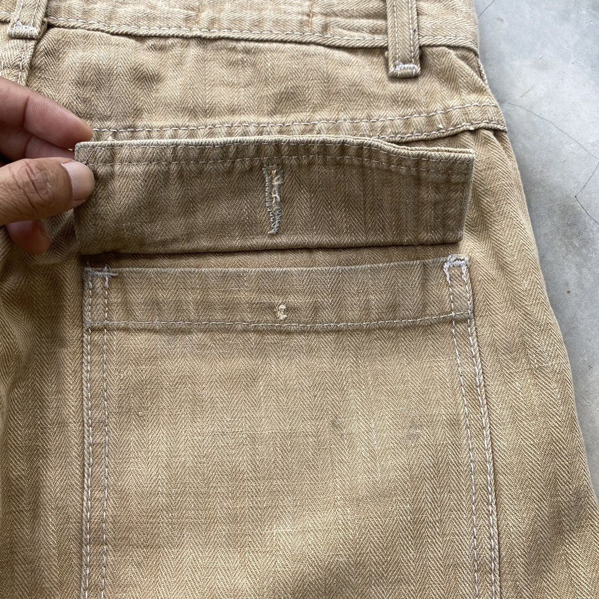 Designer × Vintage Vintage herringbone bush pants multiple pocket Size US 31 - 13 Thumbnail