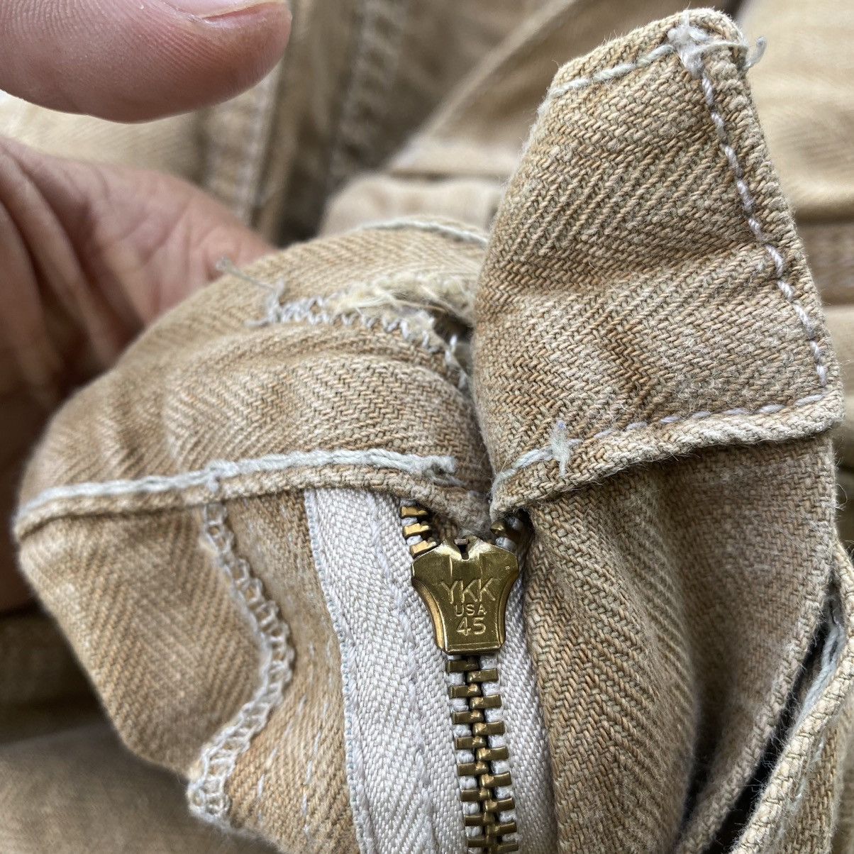 Designer × Vintage Vintage herringbone bush pants multiple pocket Size US 31 - 8 Thumbnail