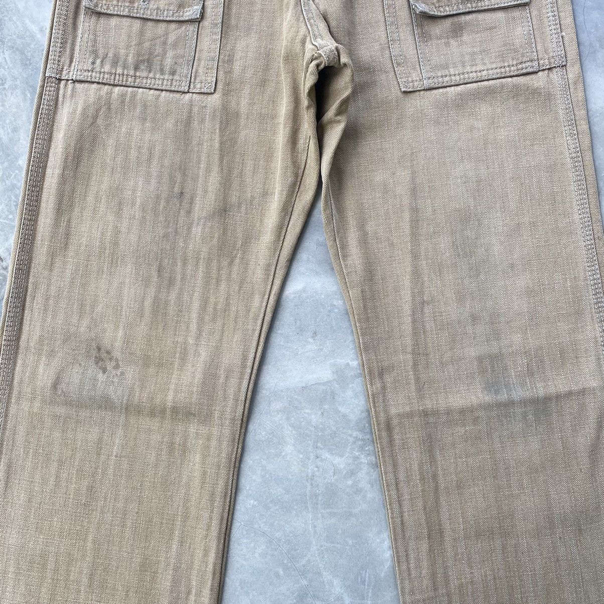 Designer × Vintage Vintage herringbone bush pants multiple pocket Size US 31 - 3 Thumbnail
