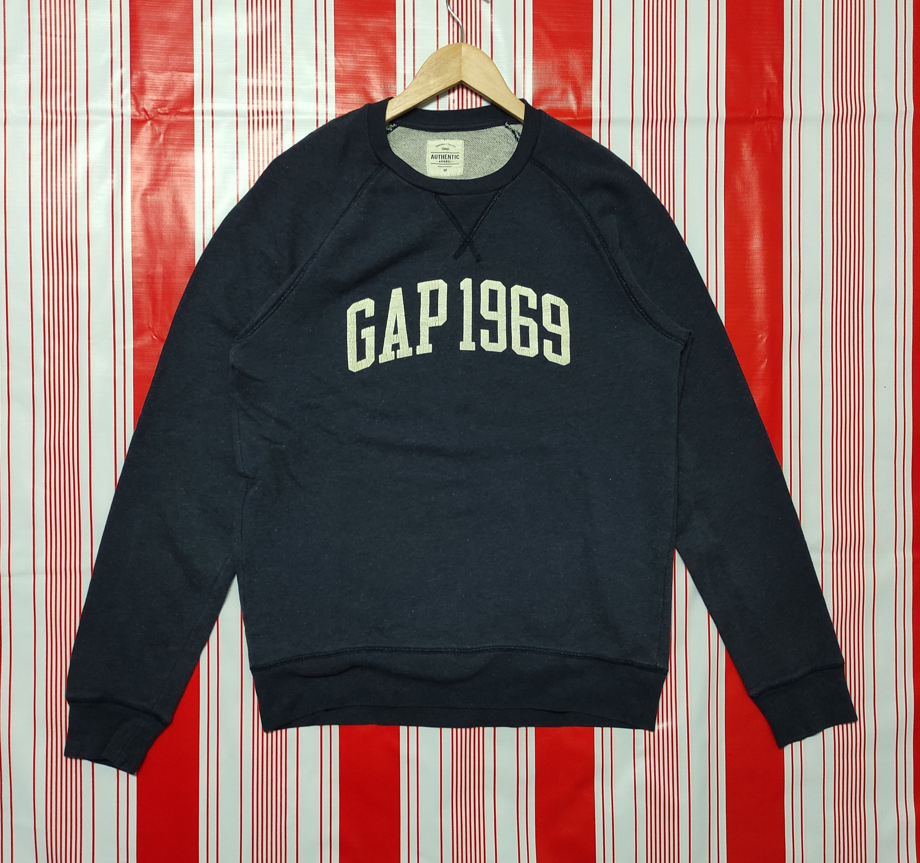 Gap × Vintage Vintage GAP 1969 big logo sweatshirt Size US M / EU 48-50 / 2 - 1 Thumbnail