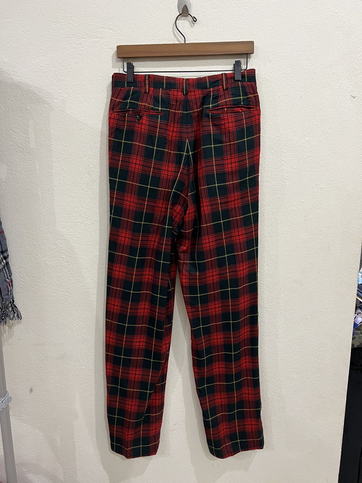 PPFM Japanese Brand PPFM Plaid Tartan Wool Pant Size US 30 / EU 46 - 5 Thumbnail