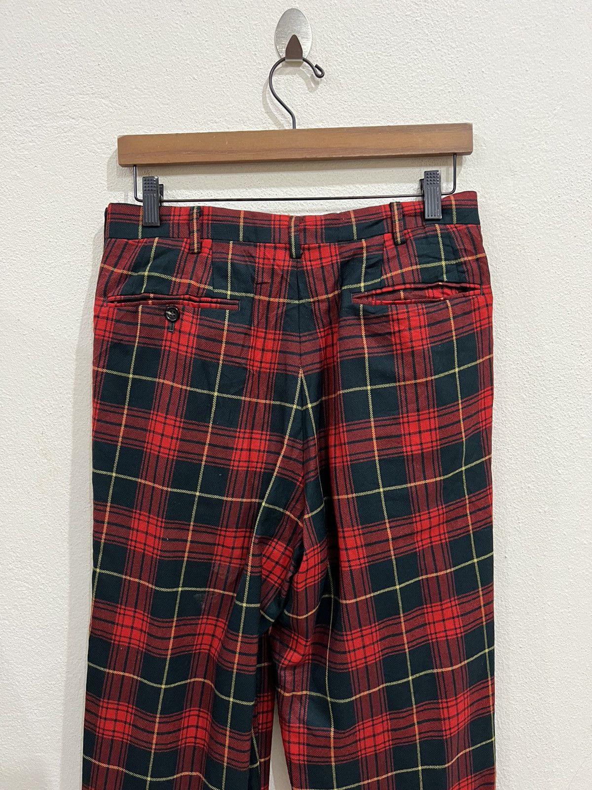 PPFM Japanese Brand PPFM Plaid Tartan Wool Pant Size US 30 / EU 46 - 6 Thumbnail