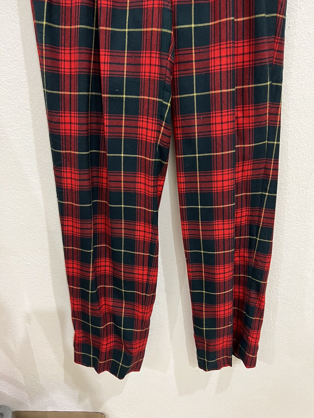 PPFM Japanese Brand PPFM Plaid Tartan Wool Pant Size US 30 / EU 46 - 4 Thumbnail