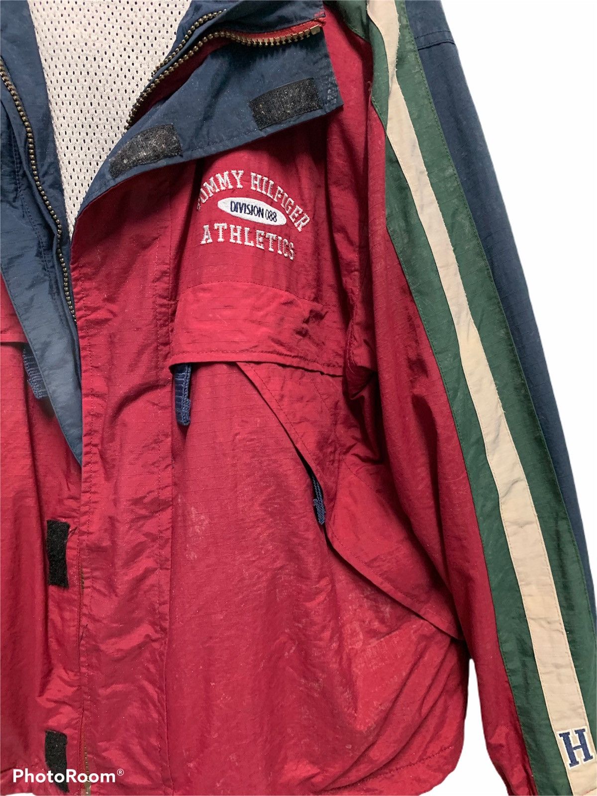 Tommy Hilfiger × Vintage Tommy Hilfiger SpellOut Logo Jacket Size US L / EU 52-54 / 3 - 8 Thumbnail