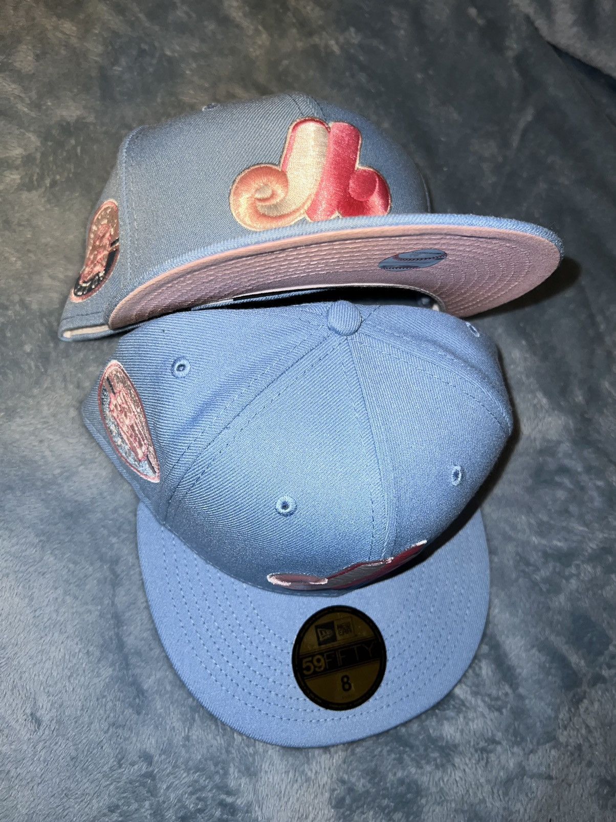 New Era Exclusive Montreal Expos Cotton Candy Fitted Baby Blue Expos Size ONE SIZE - 6 Thumbnail
