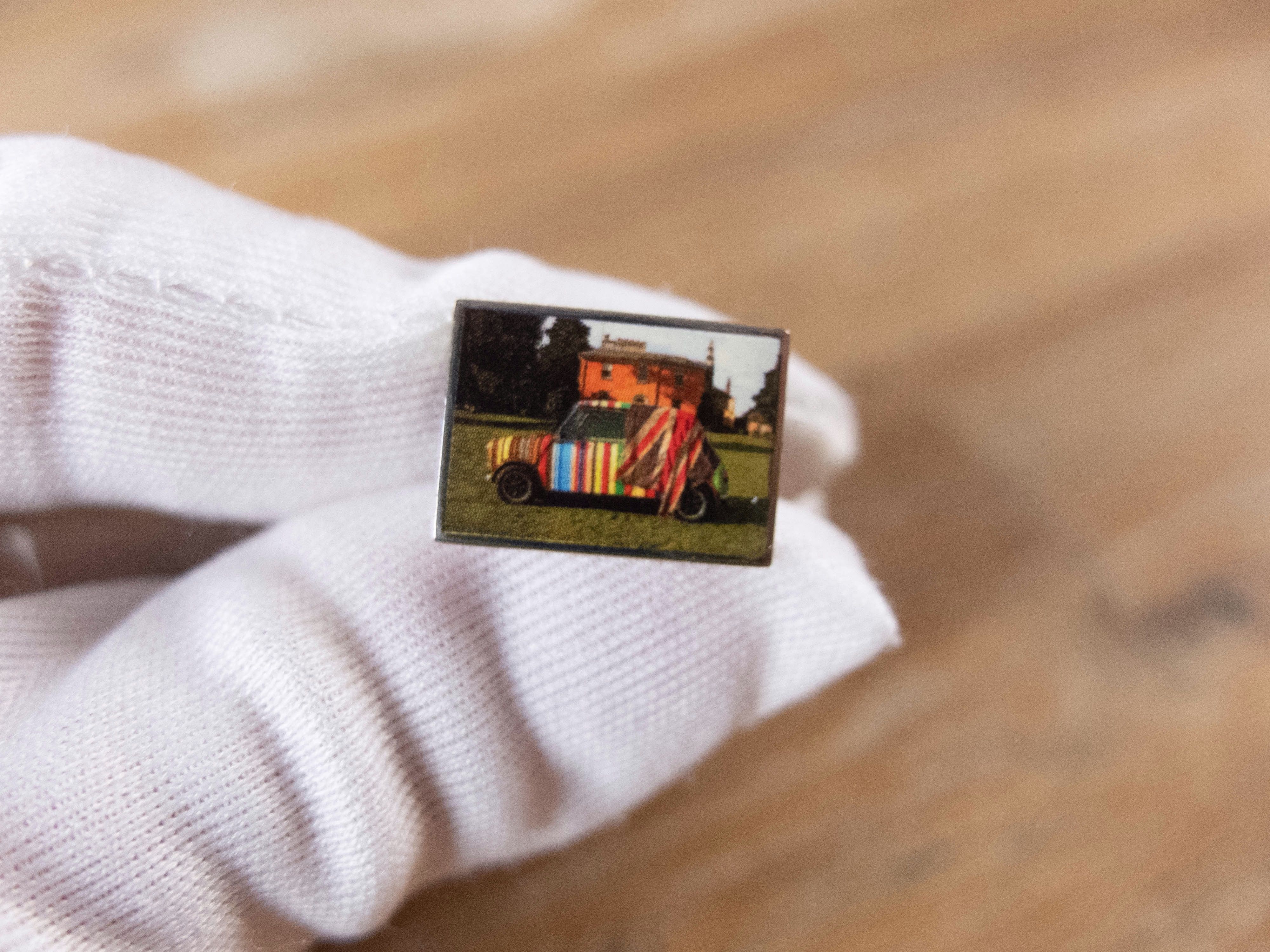 Paul Smith PAUL SMITH London striped car motif cufflinks authentic Size ONE SIZE - 2 Thumbnail
