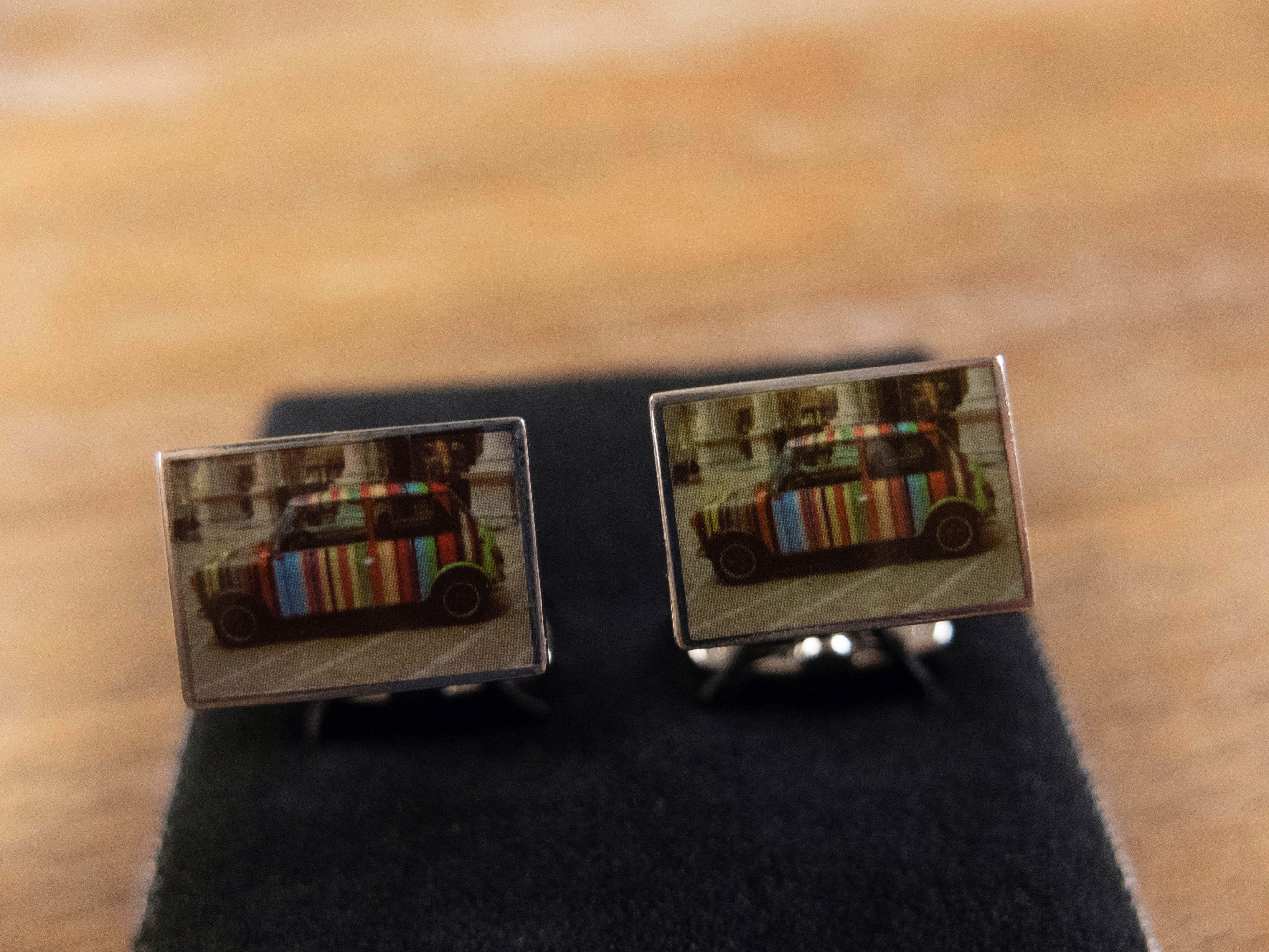 Paul Smith PAUL SMITH London striped car cufflinks authentic - NWT Size ONE SIZE - 1 Thumbnail