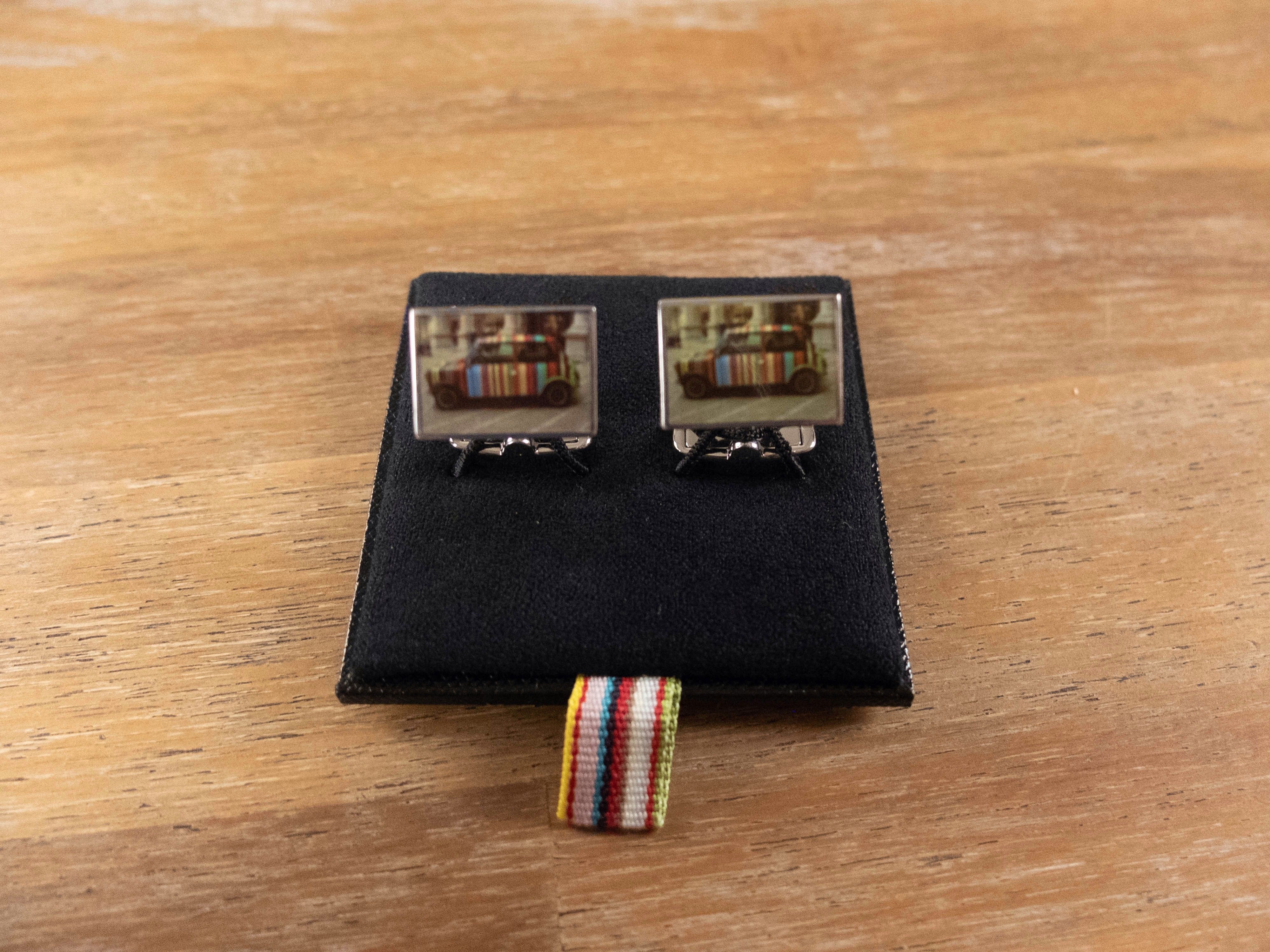 Paul Smith PAUL SMITH London striped car cufflinks authentic - NWT Size ONE SIZE - 2 Thumbnail