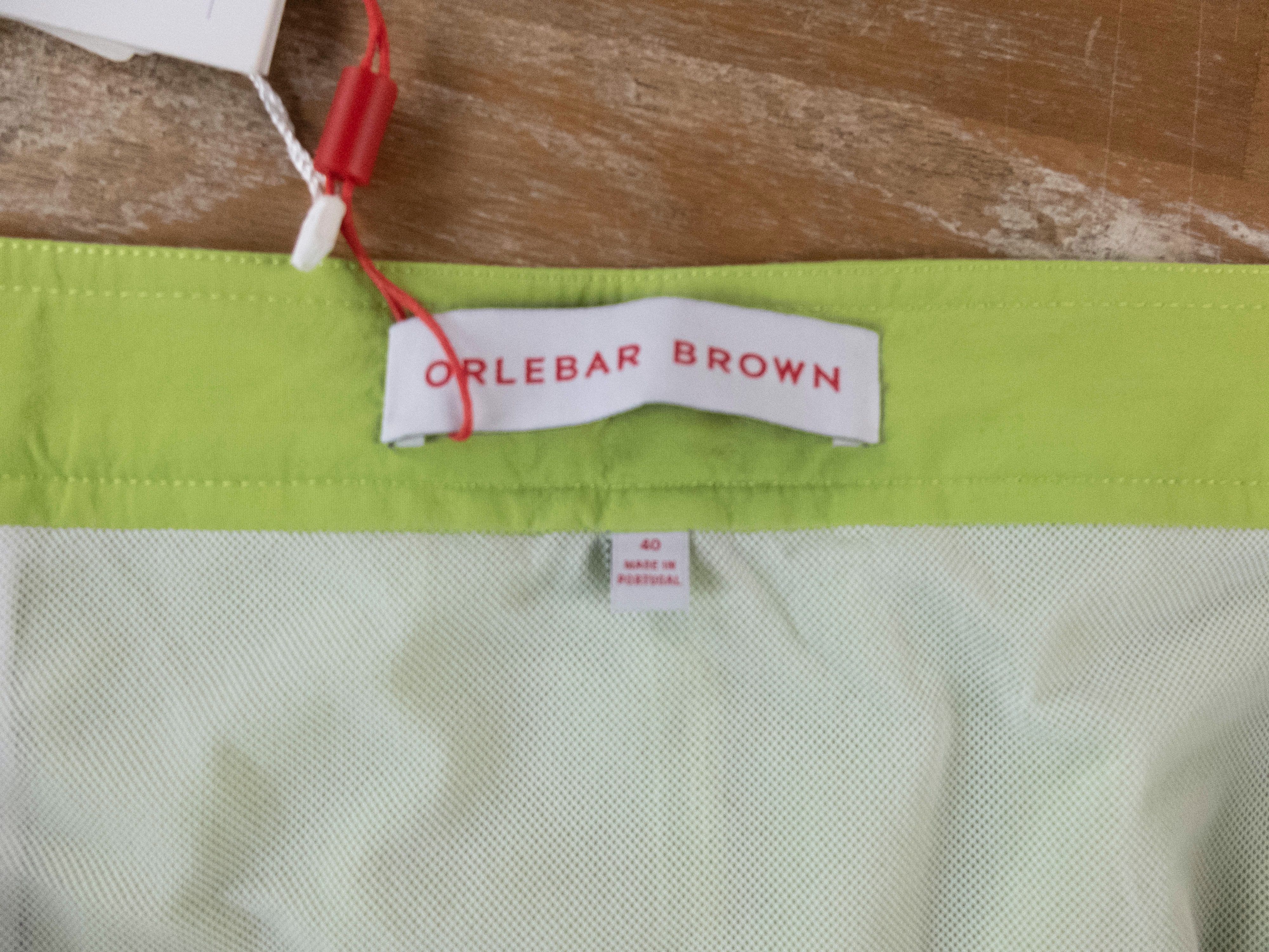 Orlebar Brown ORLEBAR BROWN Bulldog solid fern green swim shorts 40 - NWT Size US 40 / EU 56 - 6 Thumbnail