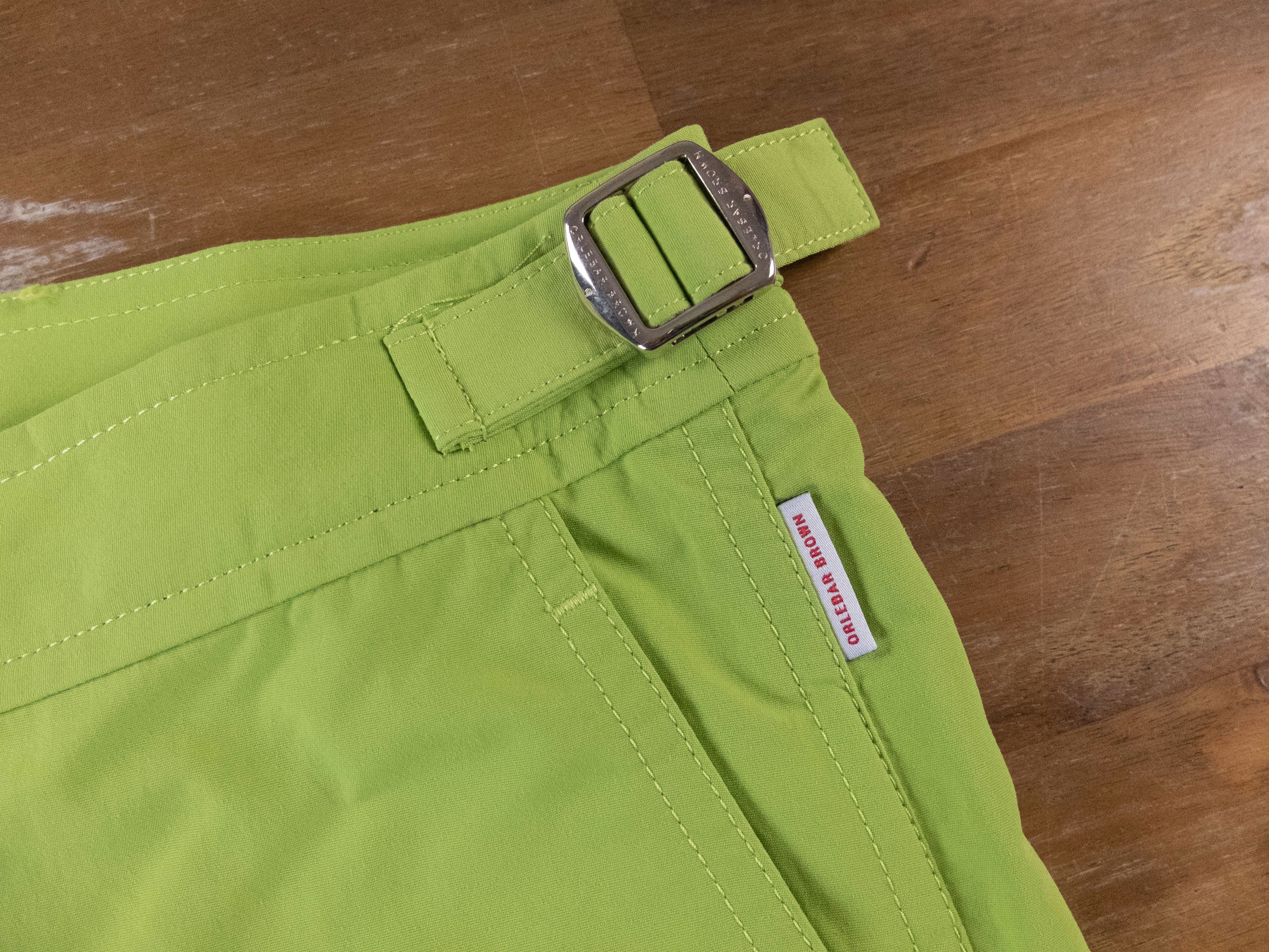 Orlebar Brown ORLEBAR BROWN Bulldog solid fern green swim shorts 40 - NWT Size US 40 / EU 56 - 2 Thumbnail