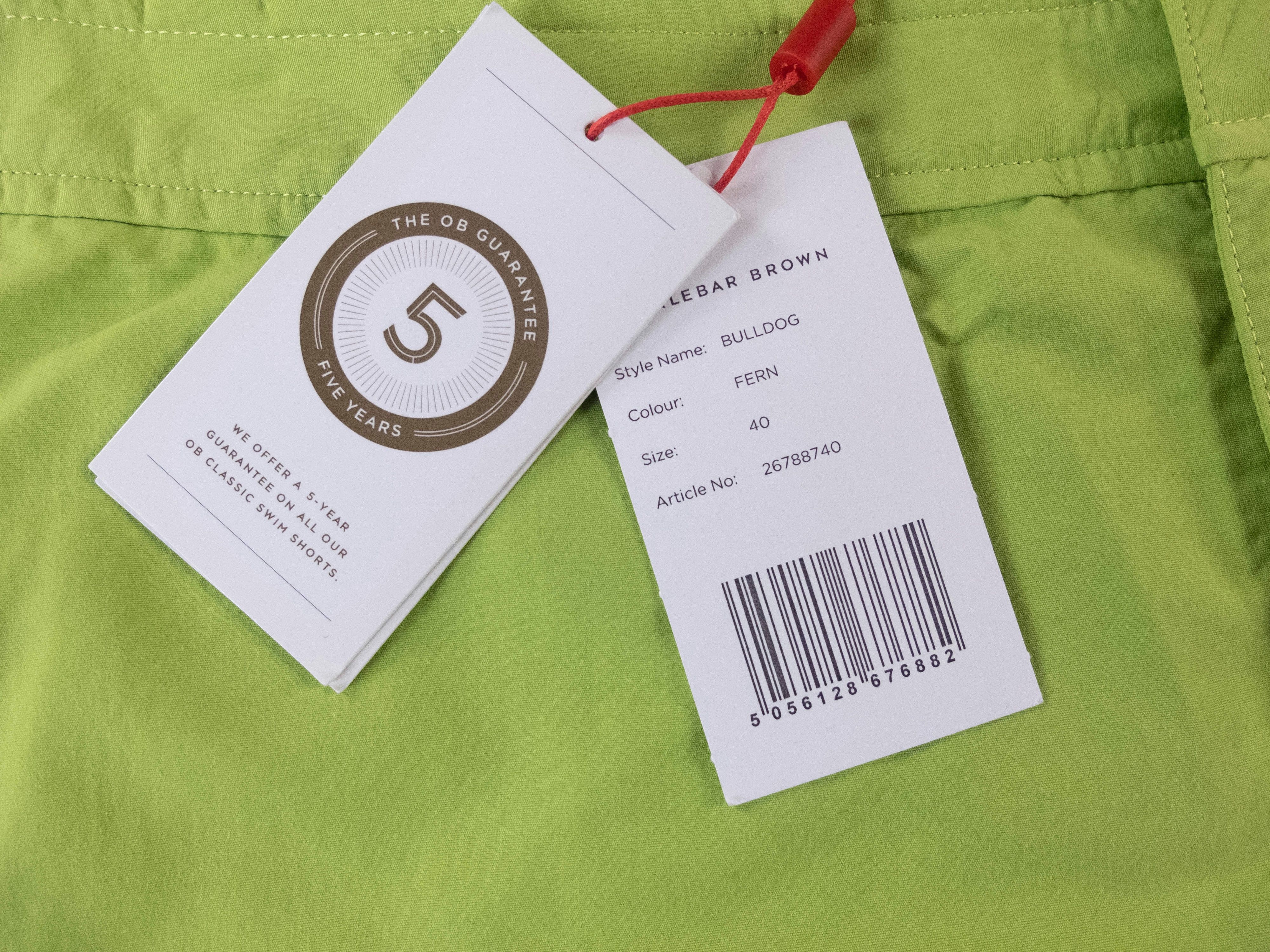 Orlebar Brown ORLEBAR BROWN Bulldog solid fern green swim shorts 40 - NWT Size US 40 / EU 56 - 3 Thumbnail