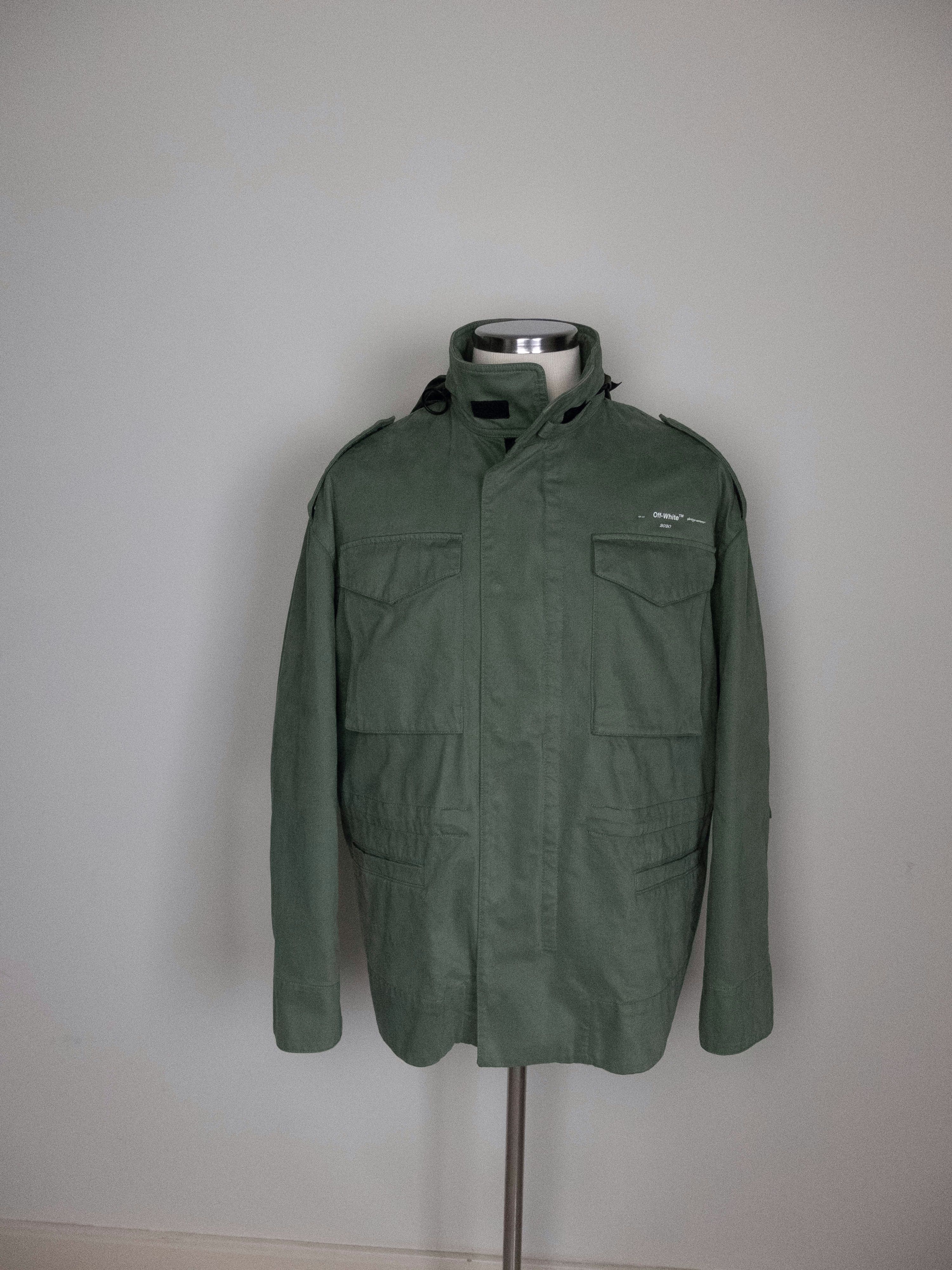 Off-White $1800 OFF-WHITE padded military green track jacket Medium Size US M / EU 48-50 / 2 - 4 Thumbnail