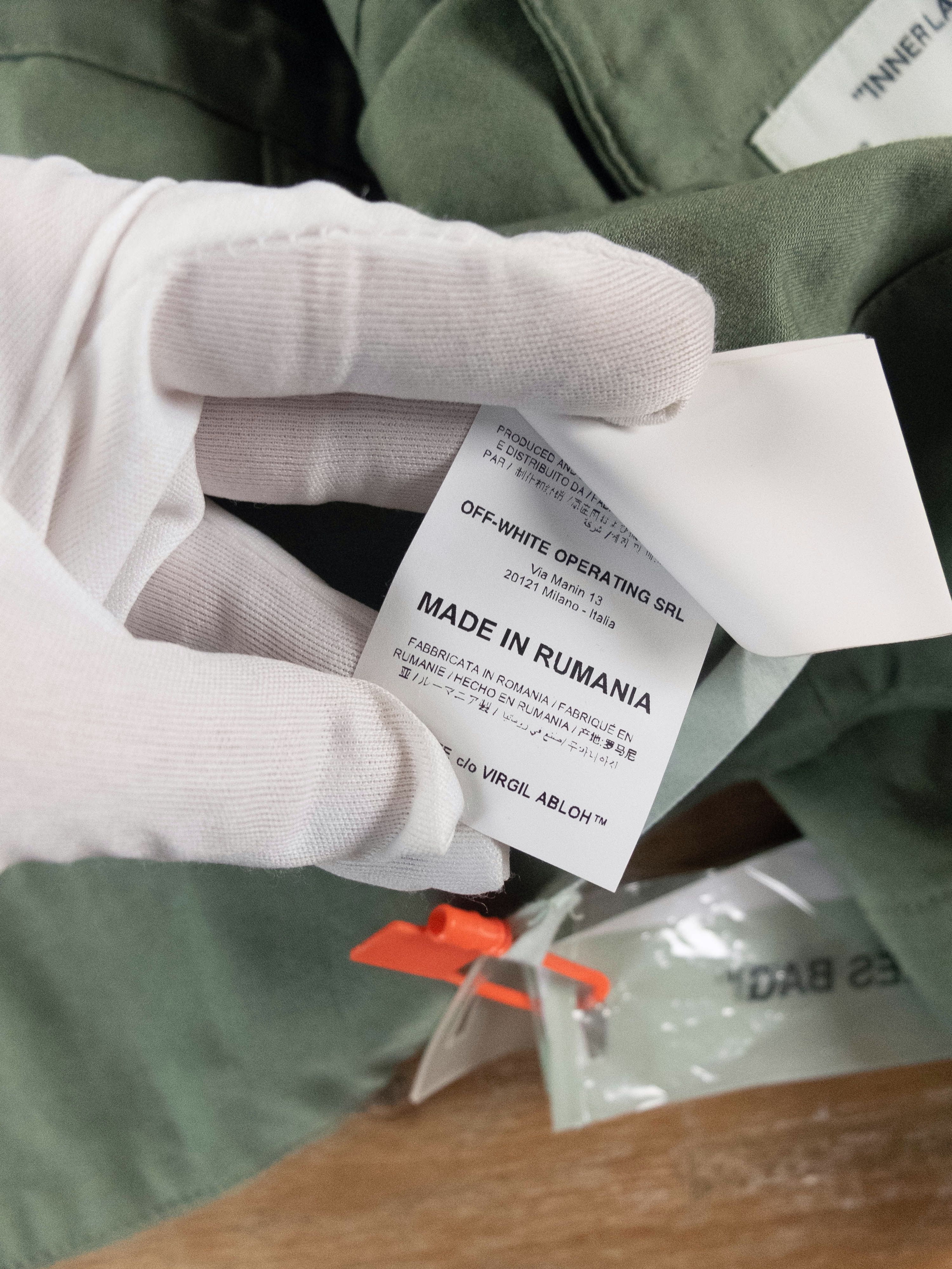 Off-White $1800 OFF-WHITE padded military green track jacket Medium Size US M / EU 48-50 / 2 - 16 Thumbnail
