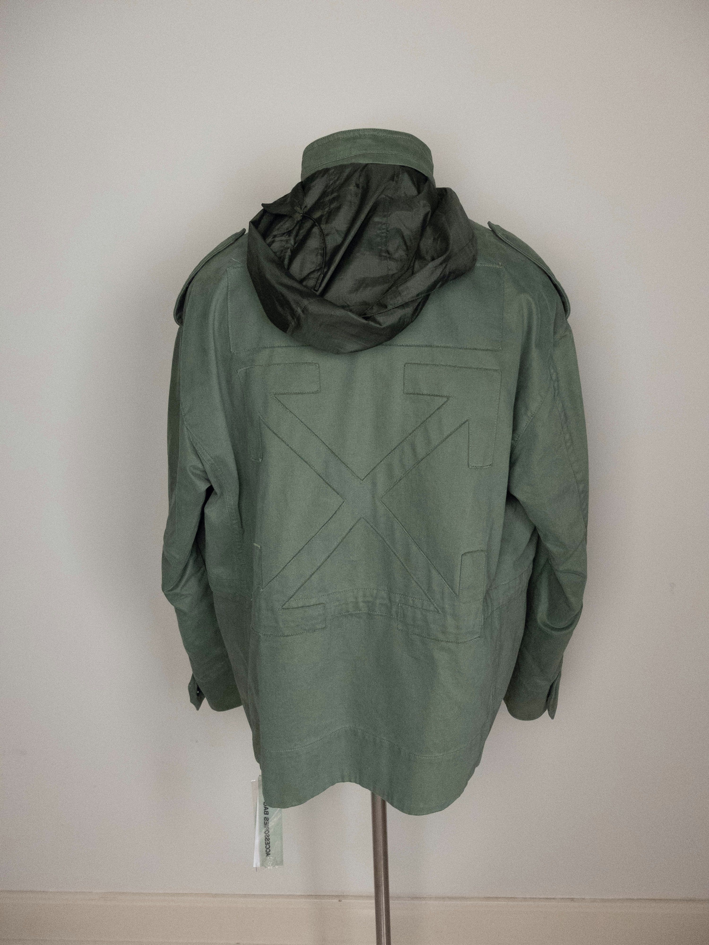 Off-White $1800 OFF-WHITE padded military green track jacket Medium Size US M / EU 48-50 / 2 - 6 Thumbnail
