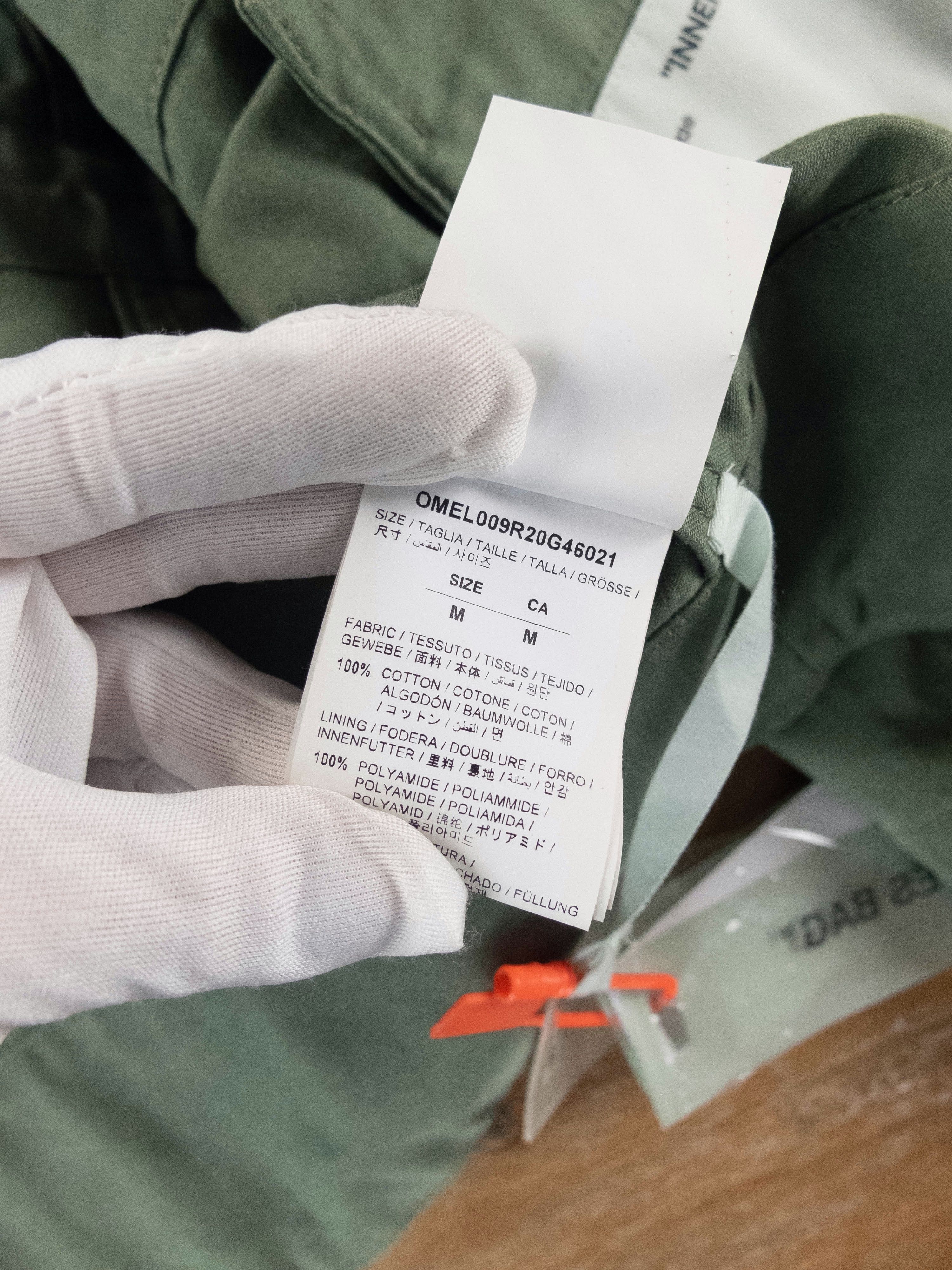 Off-White $1800 OFF-WHITE padded military green track jacket Medium Size US M / EU 48-50 / 2 - 15 Thumbnail