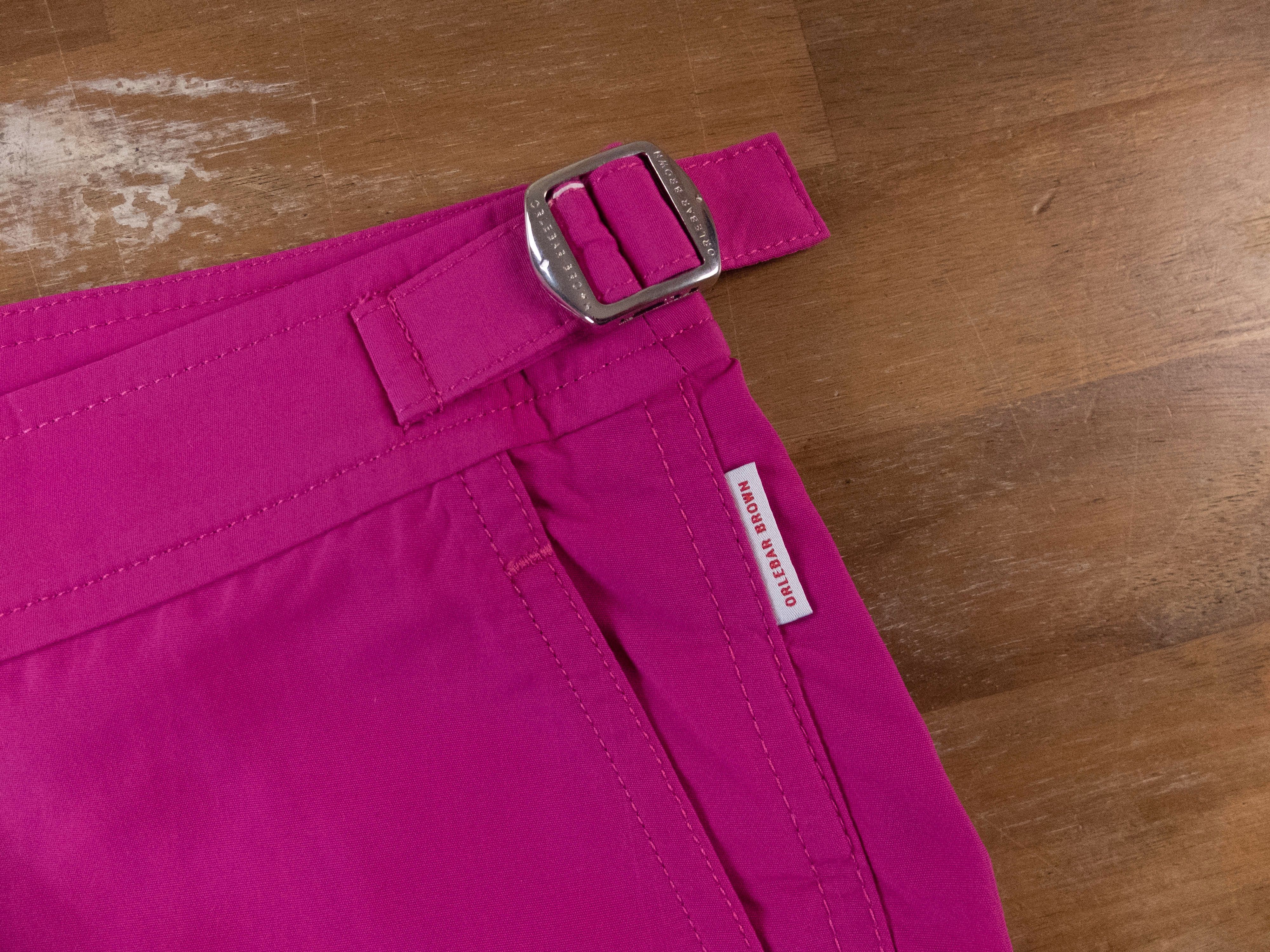 Orlebar Brown ORLEBAR BROWN Bulldog Paradise fuchsia pink swim shorts 40 Size US 40 / EU 56 - 3 Thumbnail