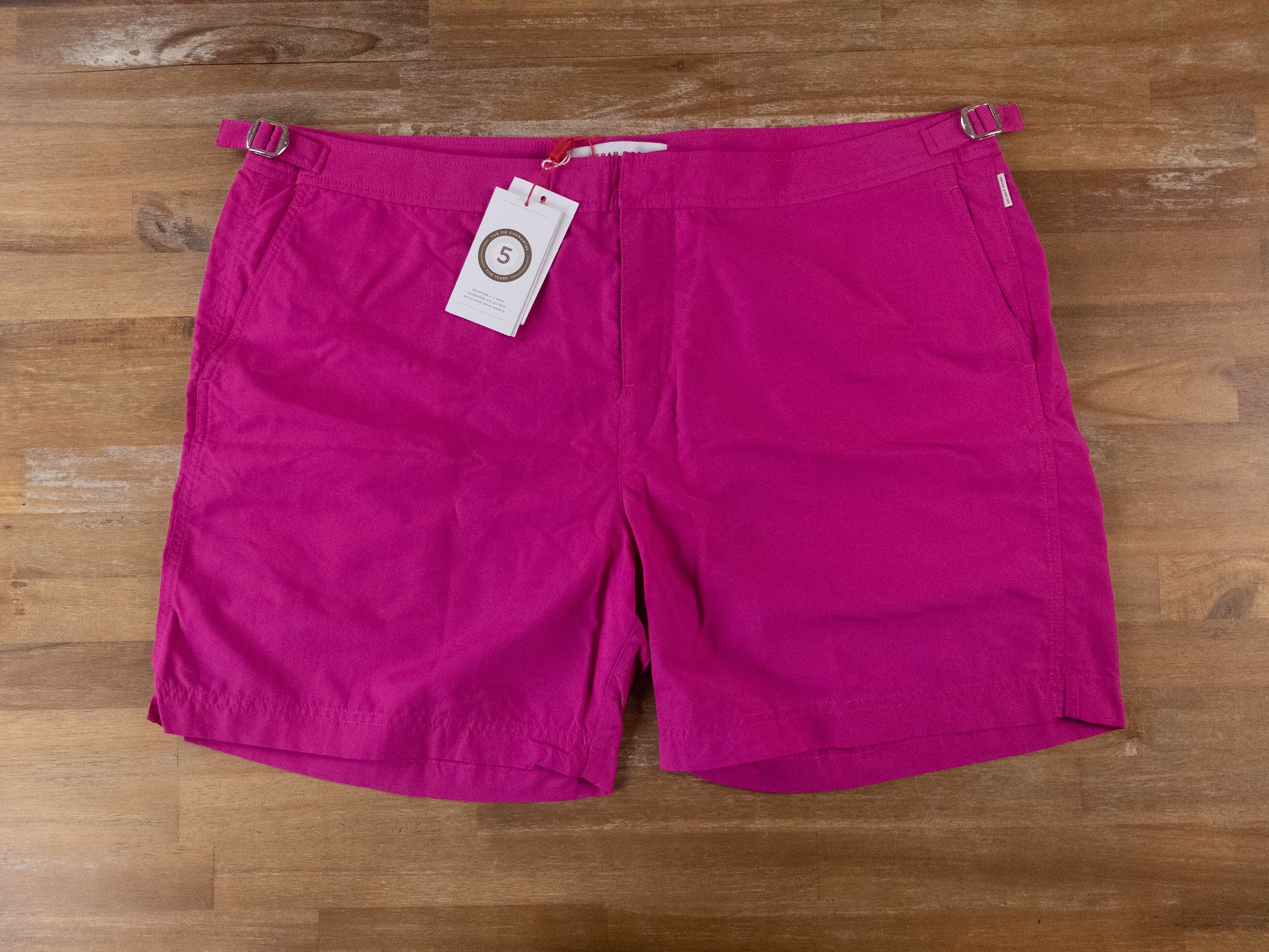 Orlebar Brown ORLEBAR BROWN Bulldog Paradise fuchsia pink swim shorts 40 Size US 40 / EU 56 - 1 Thumbnail