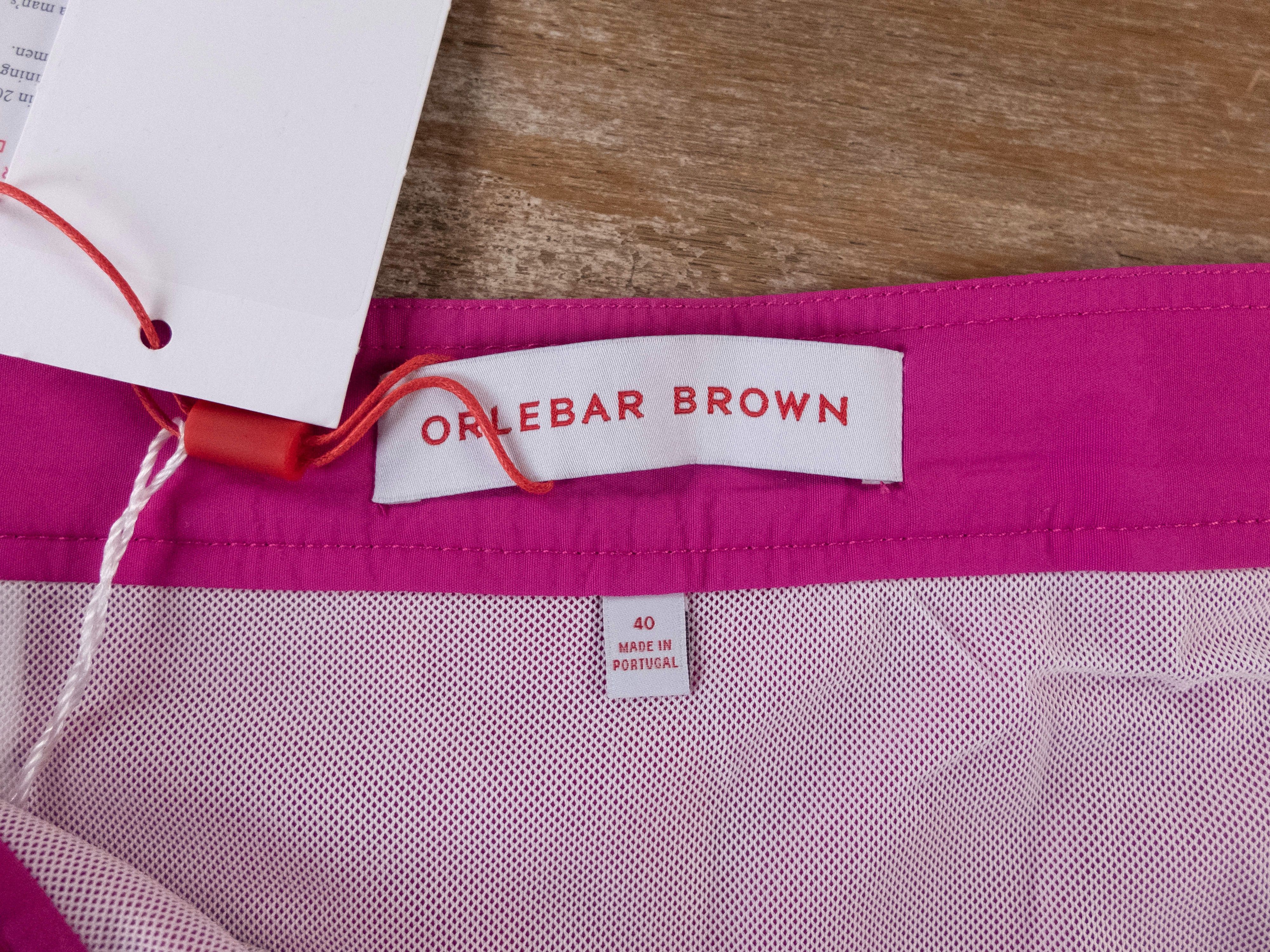 Orlebar Brown ORLEBAR BROWN Bulldog Paradise fuchsia pink swim shorts 40 Size US 40 / EU 56 - 6 Thumbnail