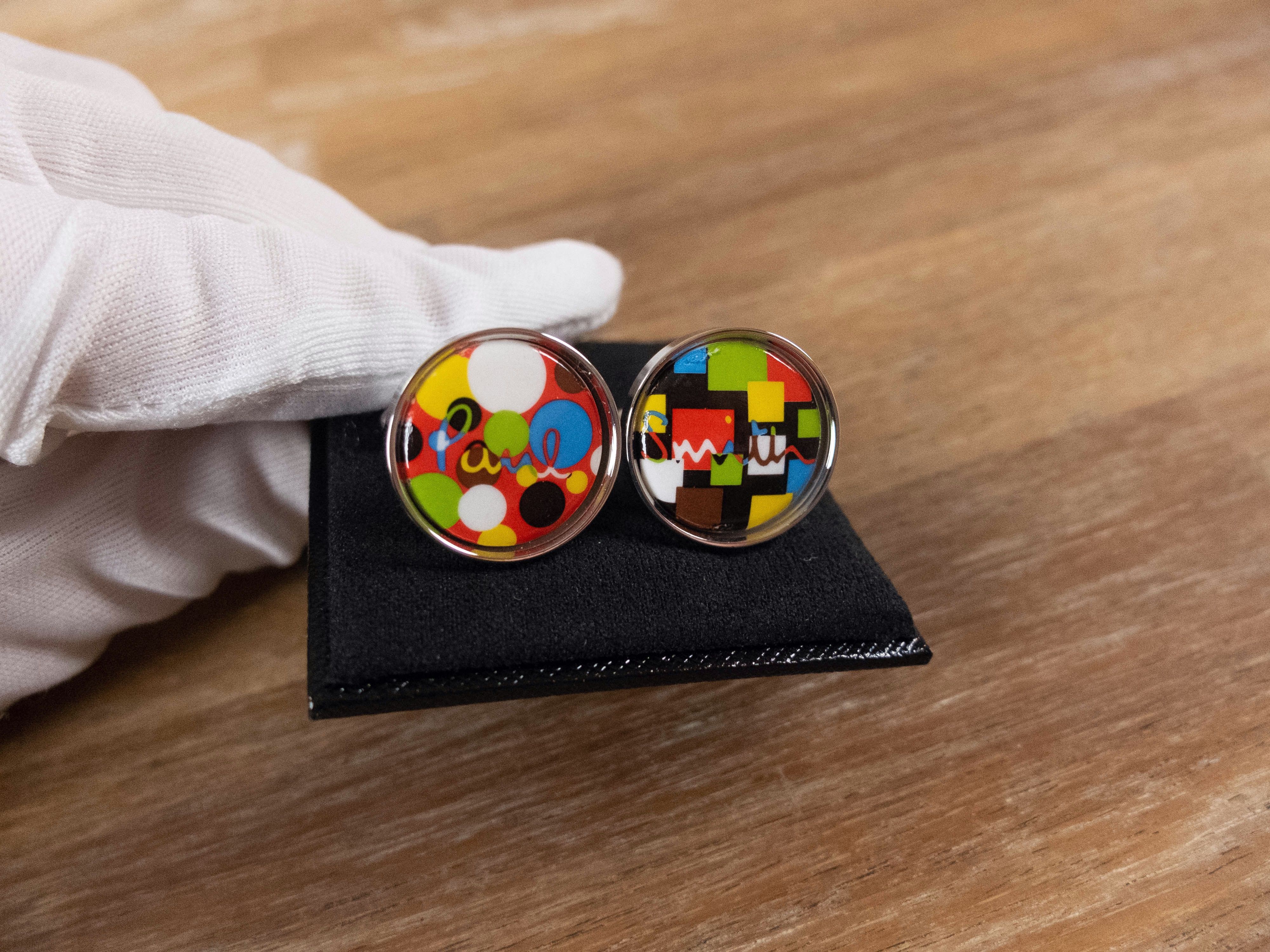 Paul Smith PAUL SMITH London colorful logo script cufflinks authentic Size ONE SIZE - 1 Thumbnail
