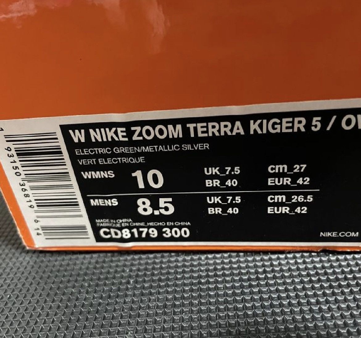 Off-White × Nike WMNS Air Zoom Terra Kiger 5 Green