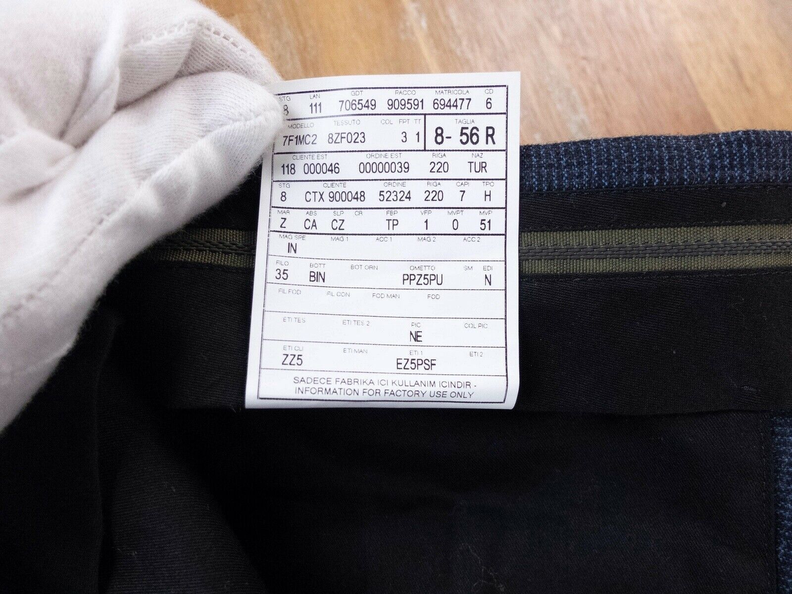 Z Zegna Z ZEGNA blue wool mix slim pants trousers - 40 US / 56 EU Size US 40 / EU 56 - 7 Thumbnail