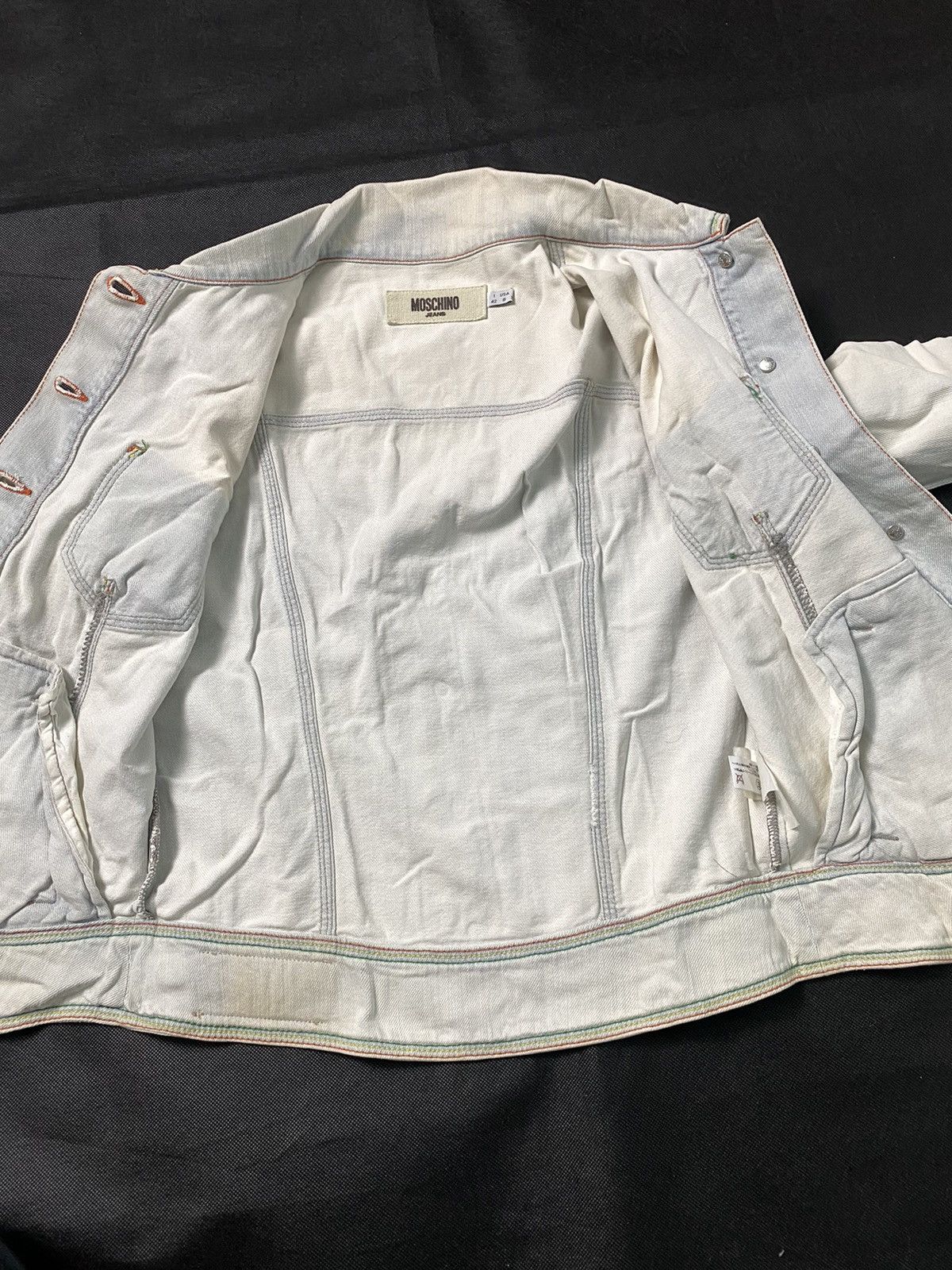 Designer × Moschino Moschino Jeans Denim Jacket Size US XS / EU 42 / 0 - 11 Thumbnail