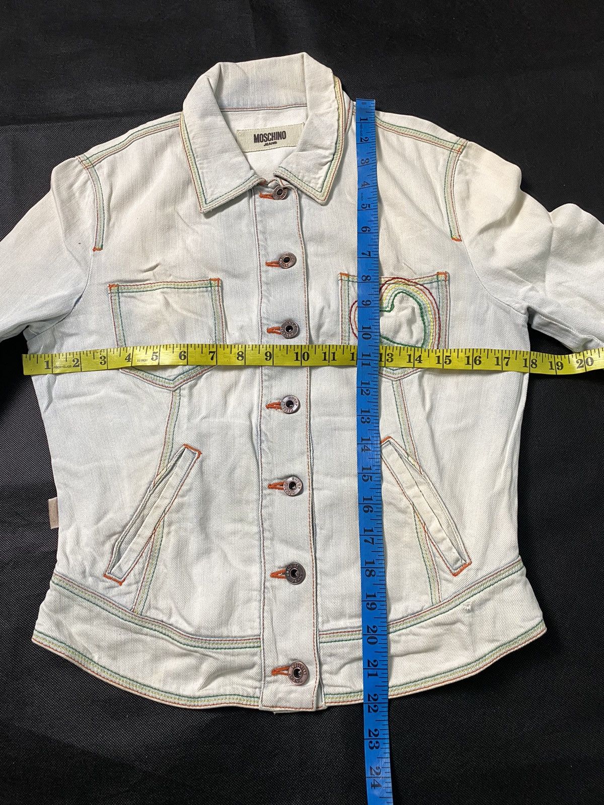 Designer × Moschino Moschino Jeans Denim Jacket Size US XS / EU 42 / 0 - 15 Thumbnail