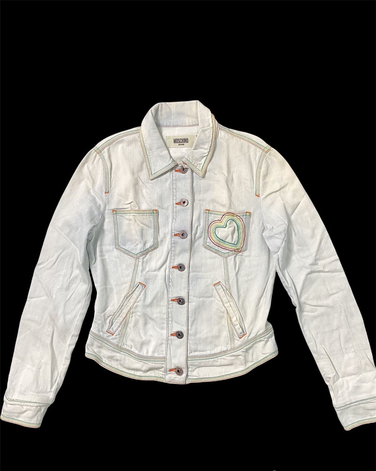Designer × Moschino Moschino Jeans Denim Jacket Size US XS / EU 42 / 0 - 1 Thumbnail