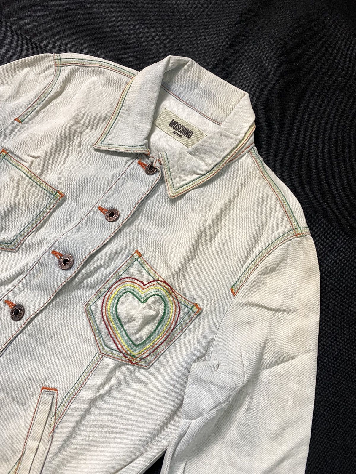 Designer × Moschino Moschino Jeans Denim Jacket Size US XS / EU 42 / 0 - 3 Thumbnail