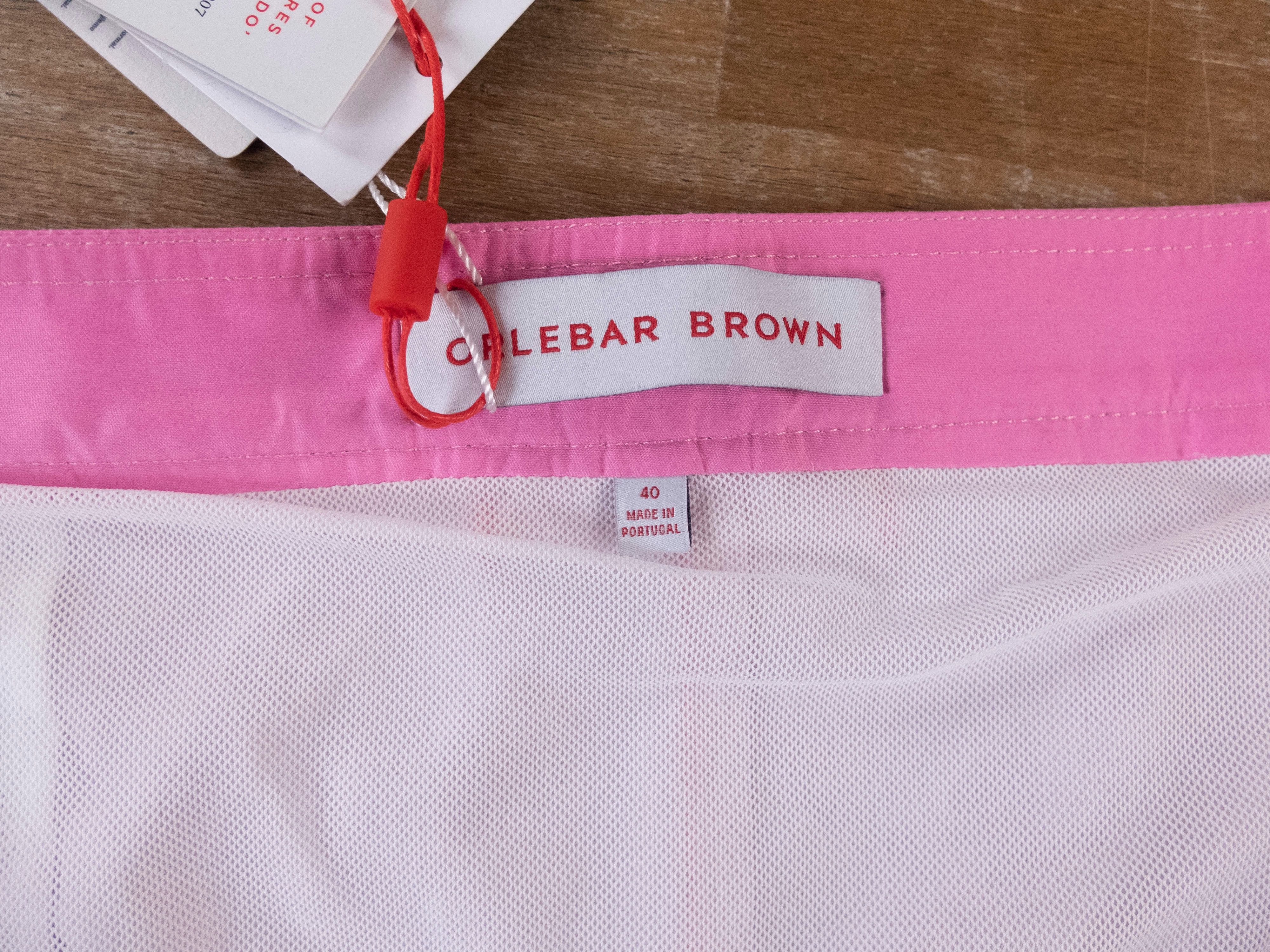 Orlebar Brown ORLEBAR BROWN Bulldog Photograph Palms pink swim shorts 40 Size US 40 / EU 56 - 6 Thumbnail