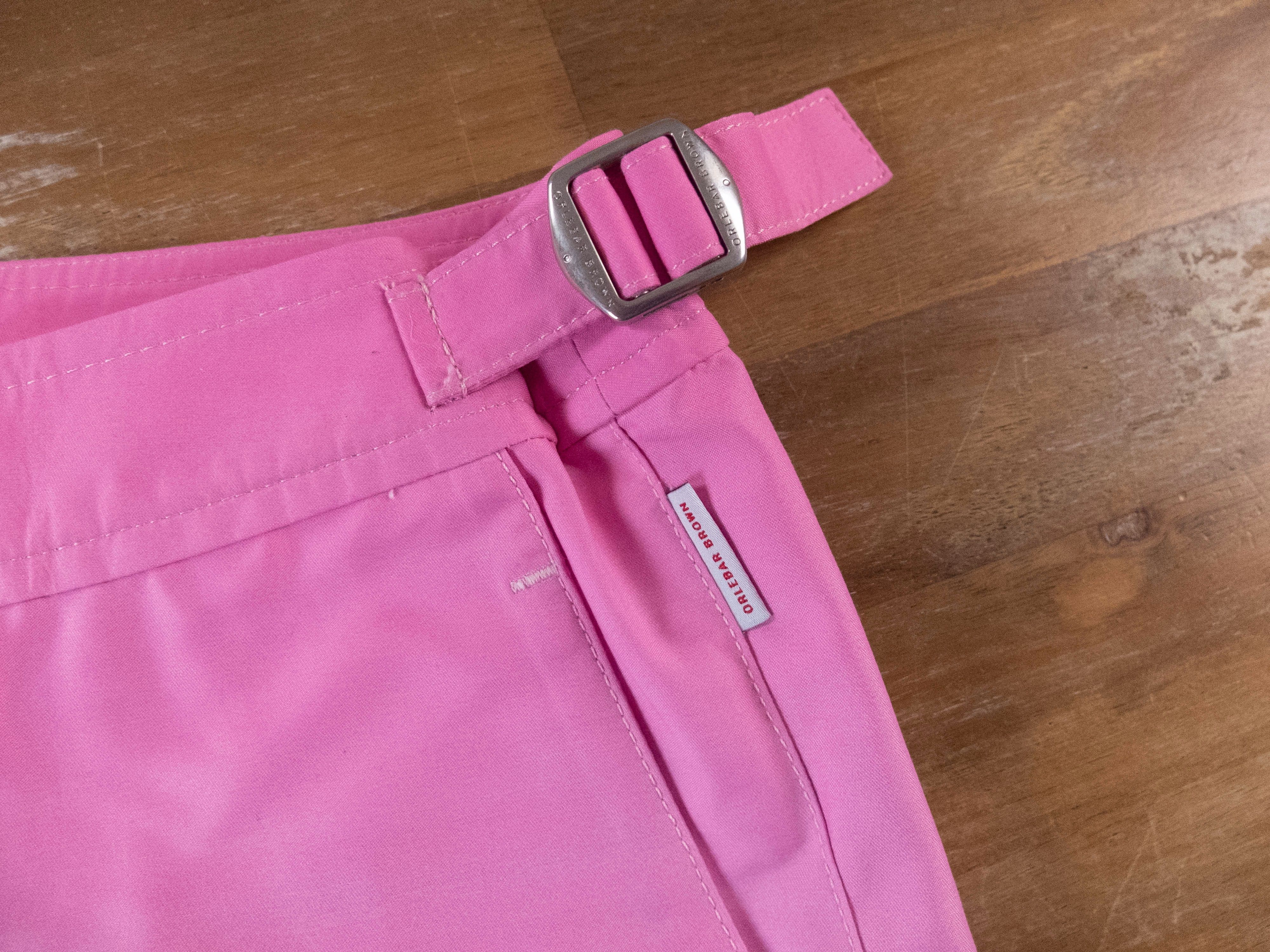 Orlebar Brown ORLEBAR BROWN Bulldog Photograph Palms pink swim shorts 40 Size US 40 / EU 56 - 2 Thumbnail
