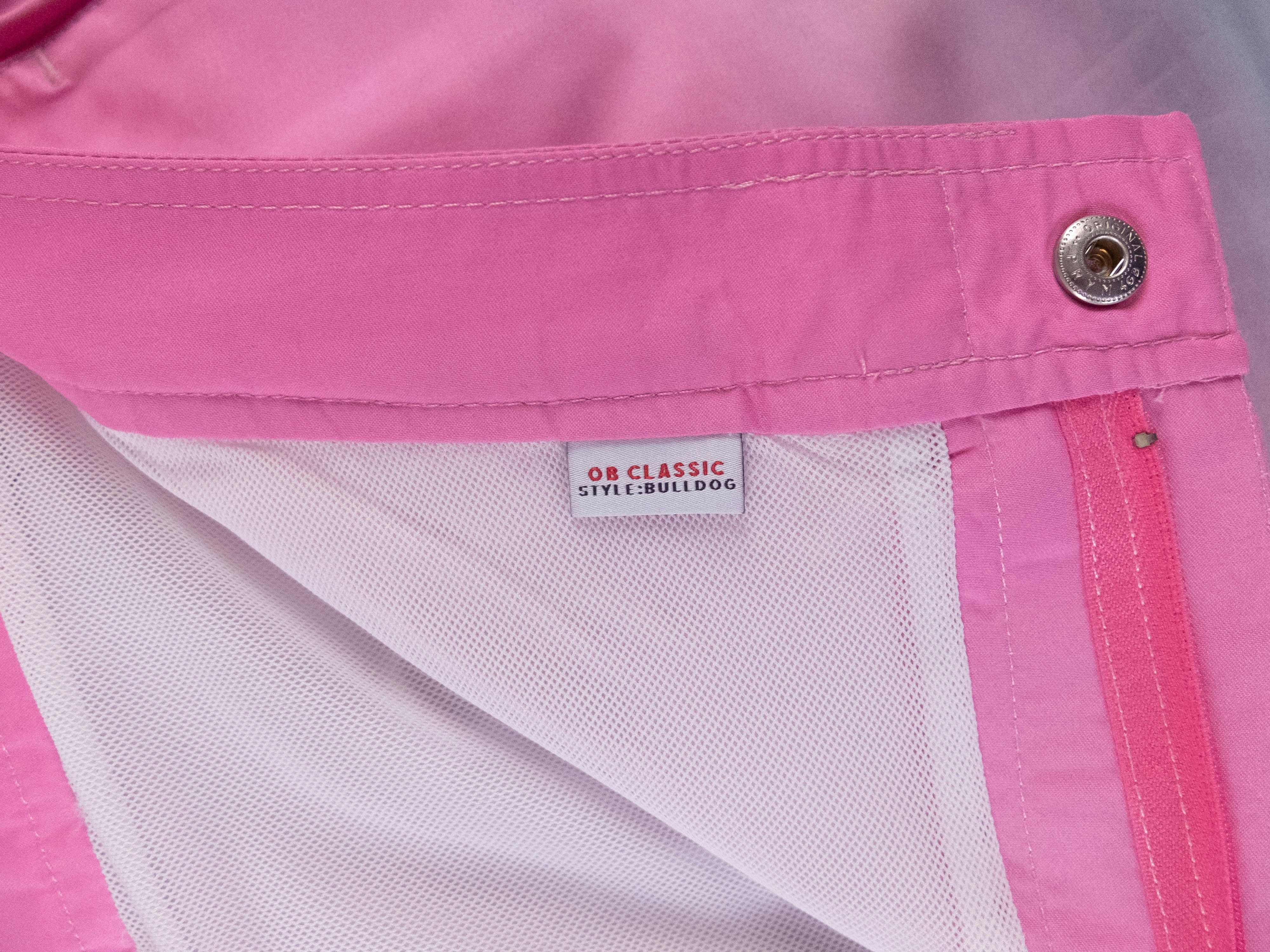 Orlebar Brown ORLEBAR BROWN Bulldog Photograph Palms pink swim shorts 40 Size US 40 / EU 56 - 5 Thumbnail