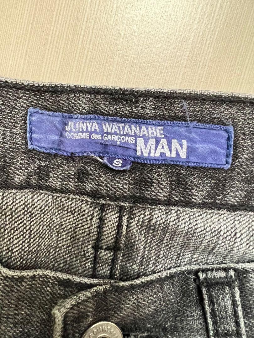 Junya Watanabe Junya Watanabe CDG FW2007 runway leather patched jeans Size US 30 / EU 46 - 8 Thumbnail