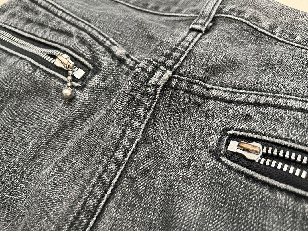 Junya Watanabe Junya Watanabe CDG FW2007 runway leather patched jeans Size US 30 / EU 46 - 9 Thumbnail