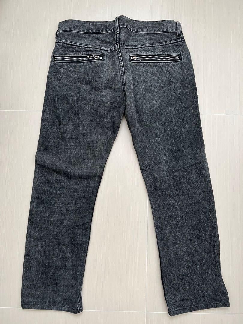 Junya Watanabe Junya Watanabe CDG FW2007 runway leather patched jeans Size US 30 / EU 46 - 3 Thumbnail