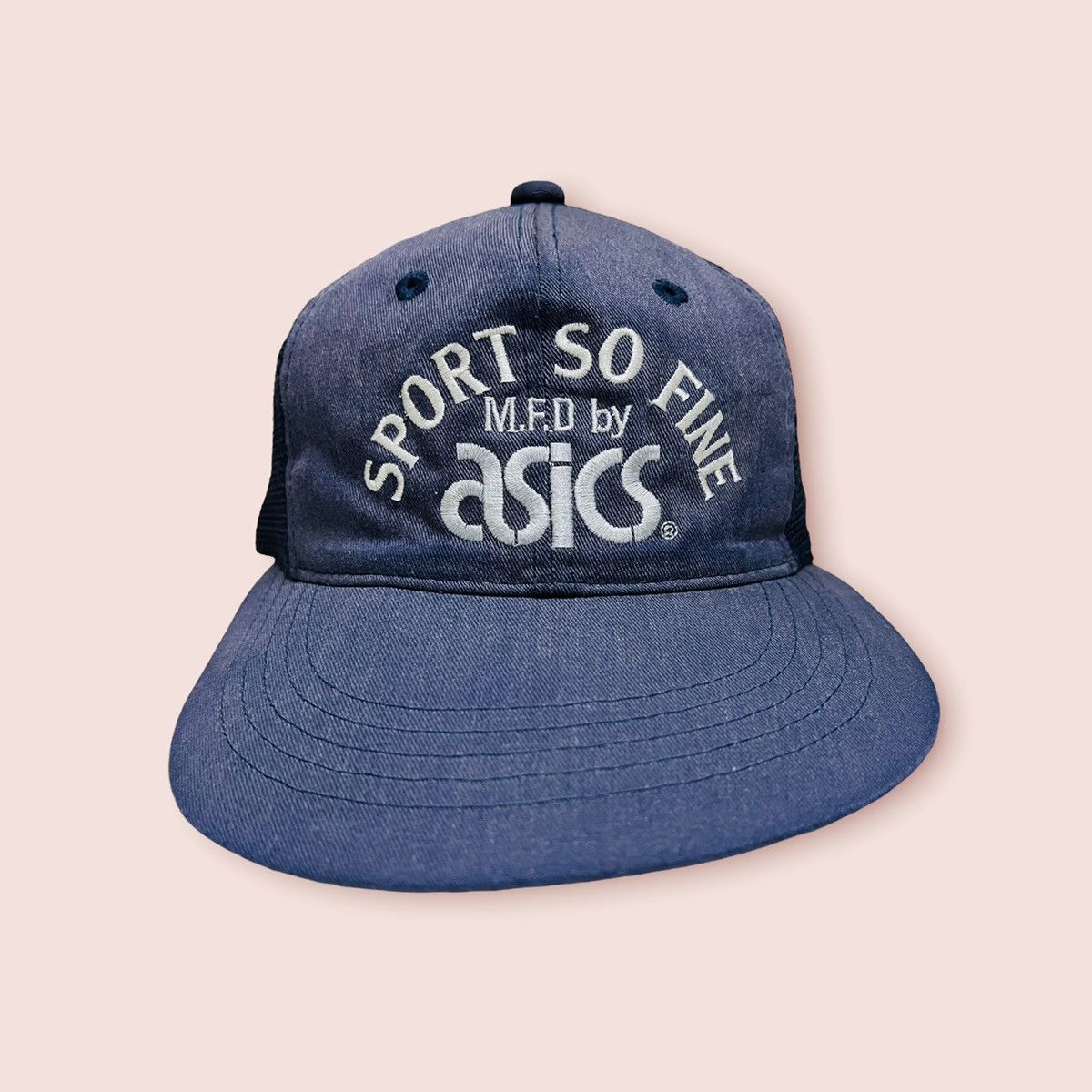 Asics × Japanese Brand × Vintage VINTAGE ASICS TRUCKER HAT Size ONE SIZE - 2 Thumbnail